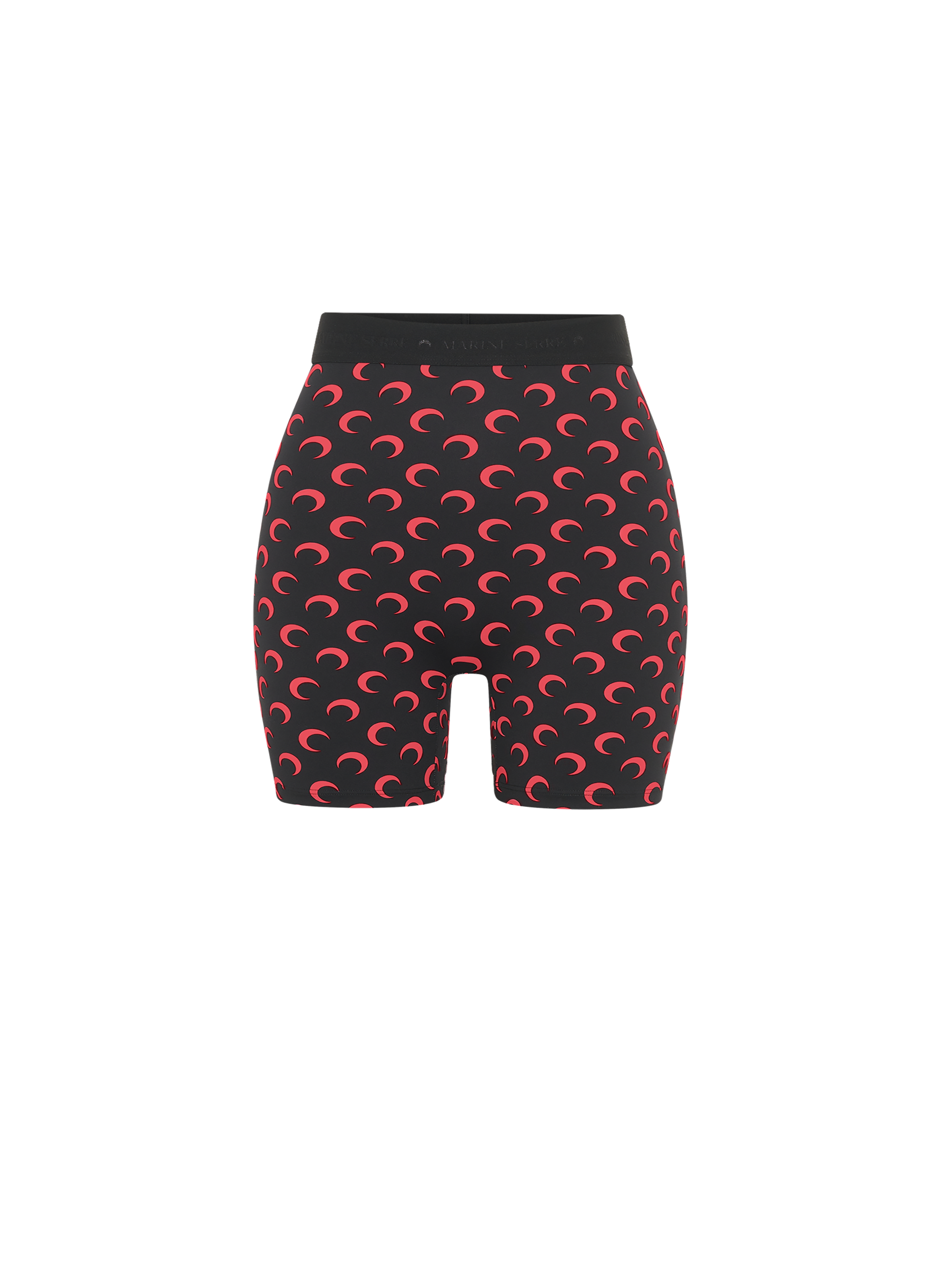 Mini-short en jersey imprimé fleurs MARINE SERRE Noir