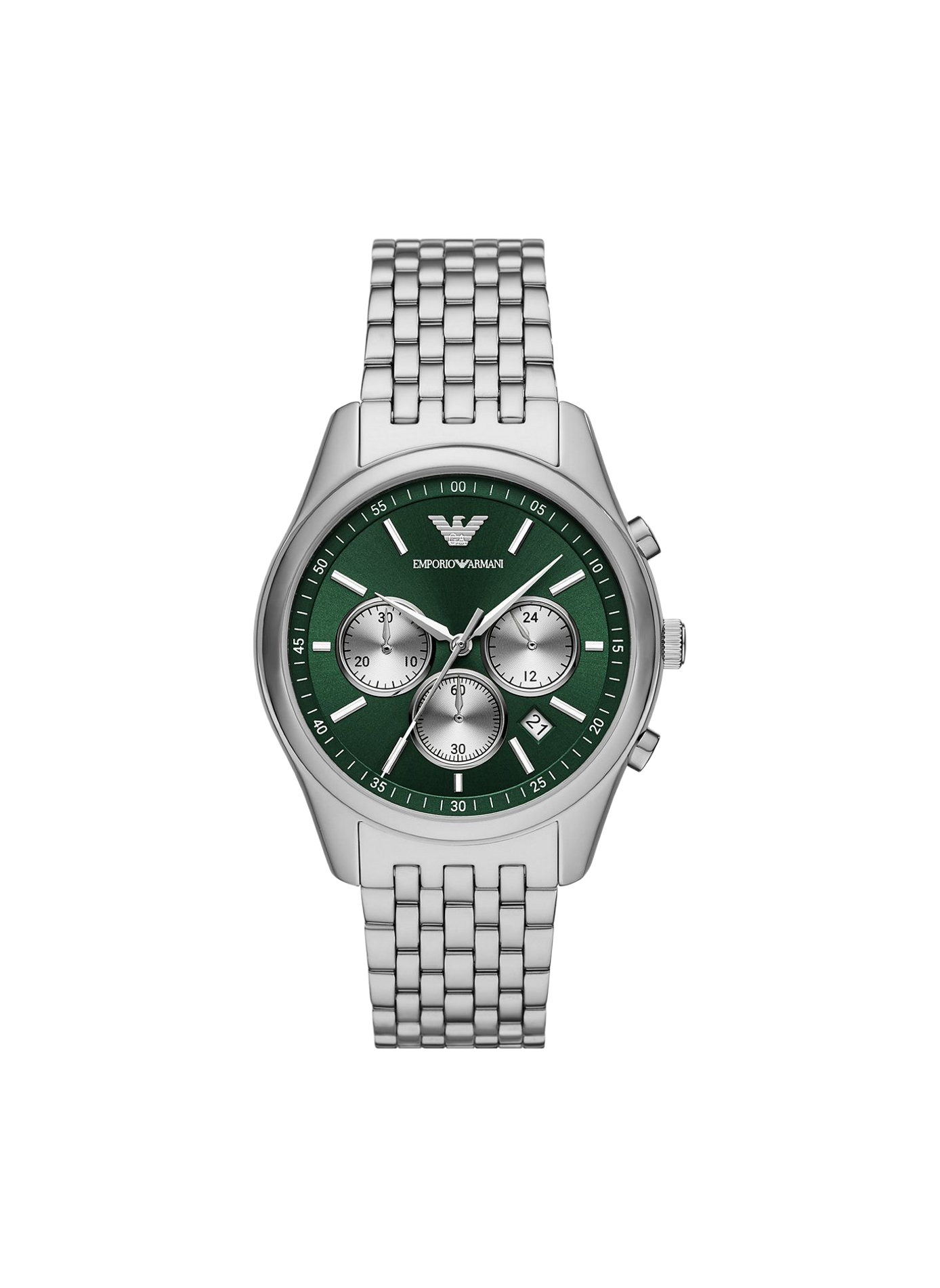 Montre quartz en acier inoxydable ARMANI MONTRES Vert
