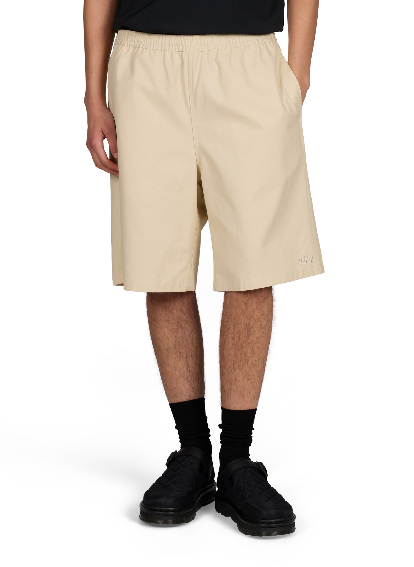 Short ample en coton TAION Blanc