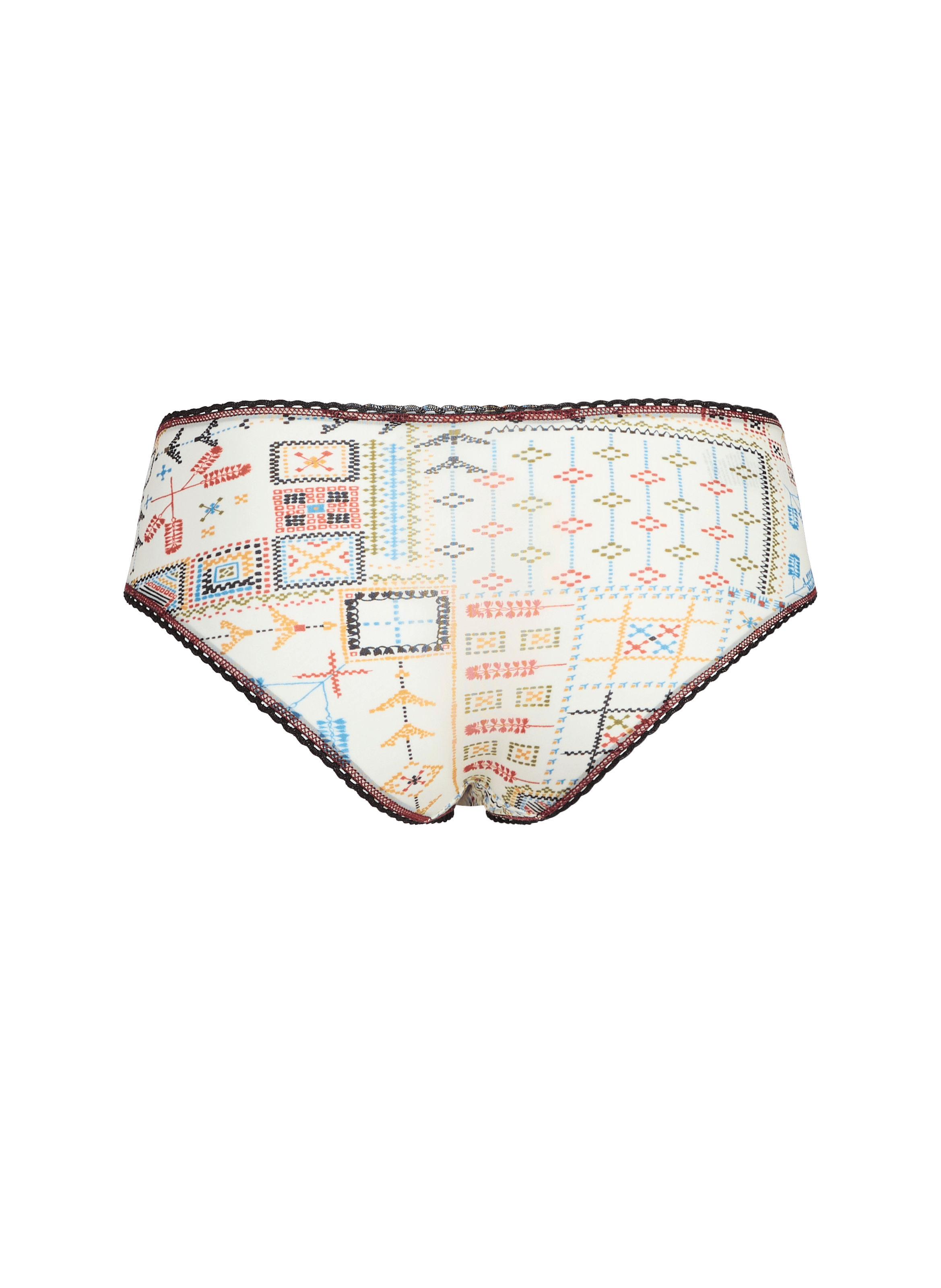 Printed culottes with lace edges MOMONI Multicolour