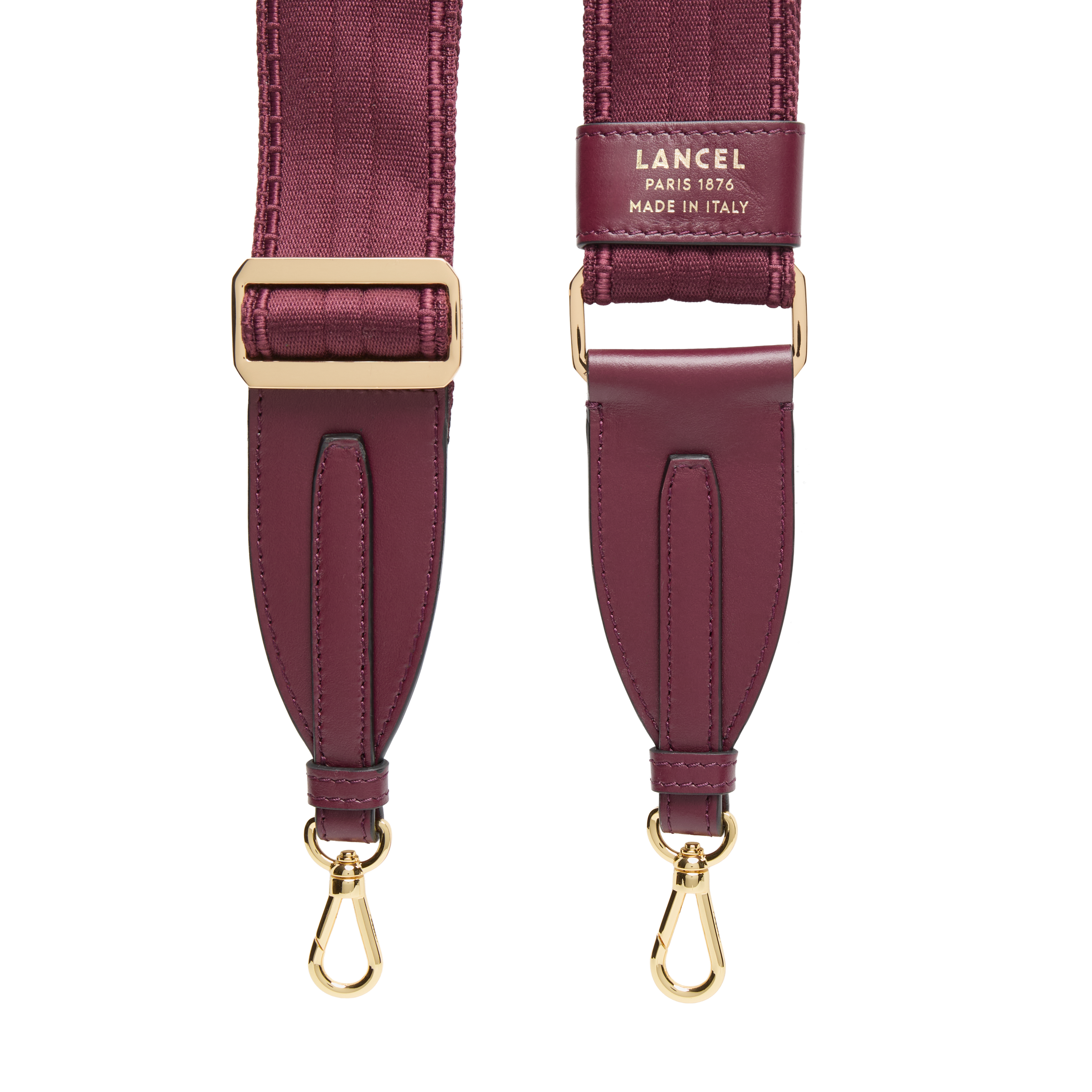 Bandoulière sangle ajustable bcbg de lancel en cuir LANCEL Violet