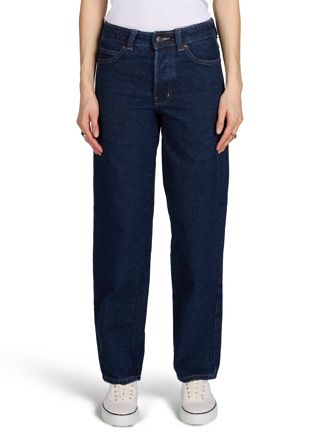 Jean en coton DICKIES Bleu