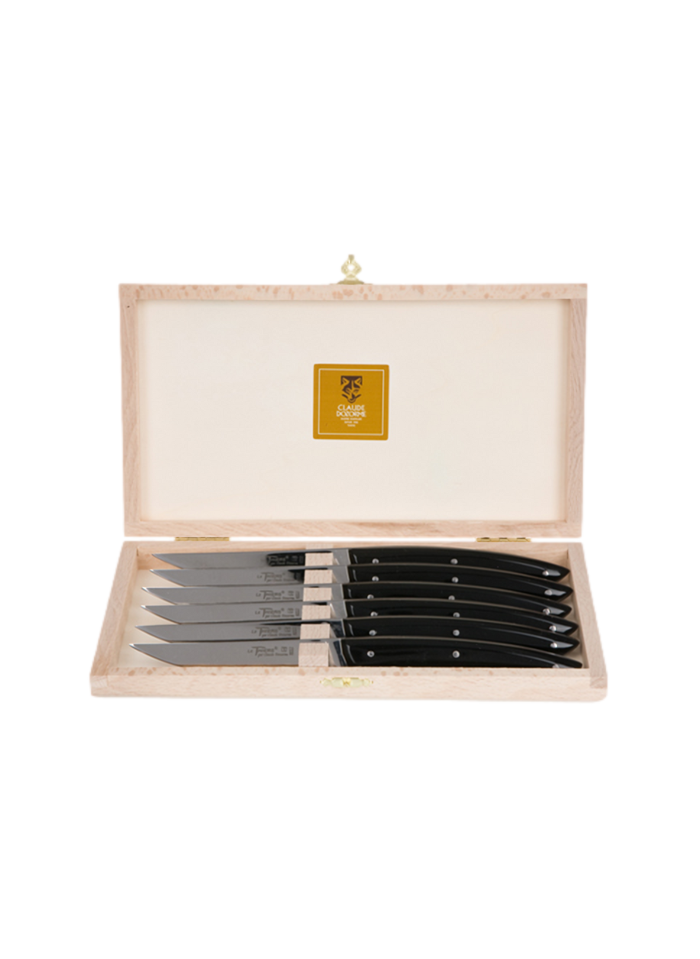 Le Thiers 6-Piece Knife Set DOZORME Black