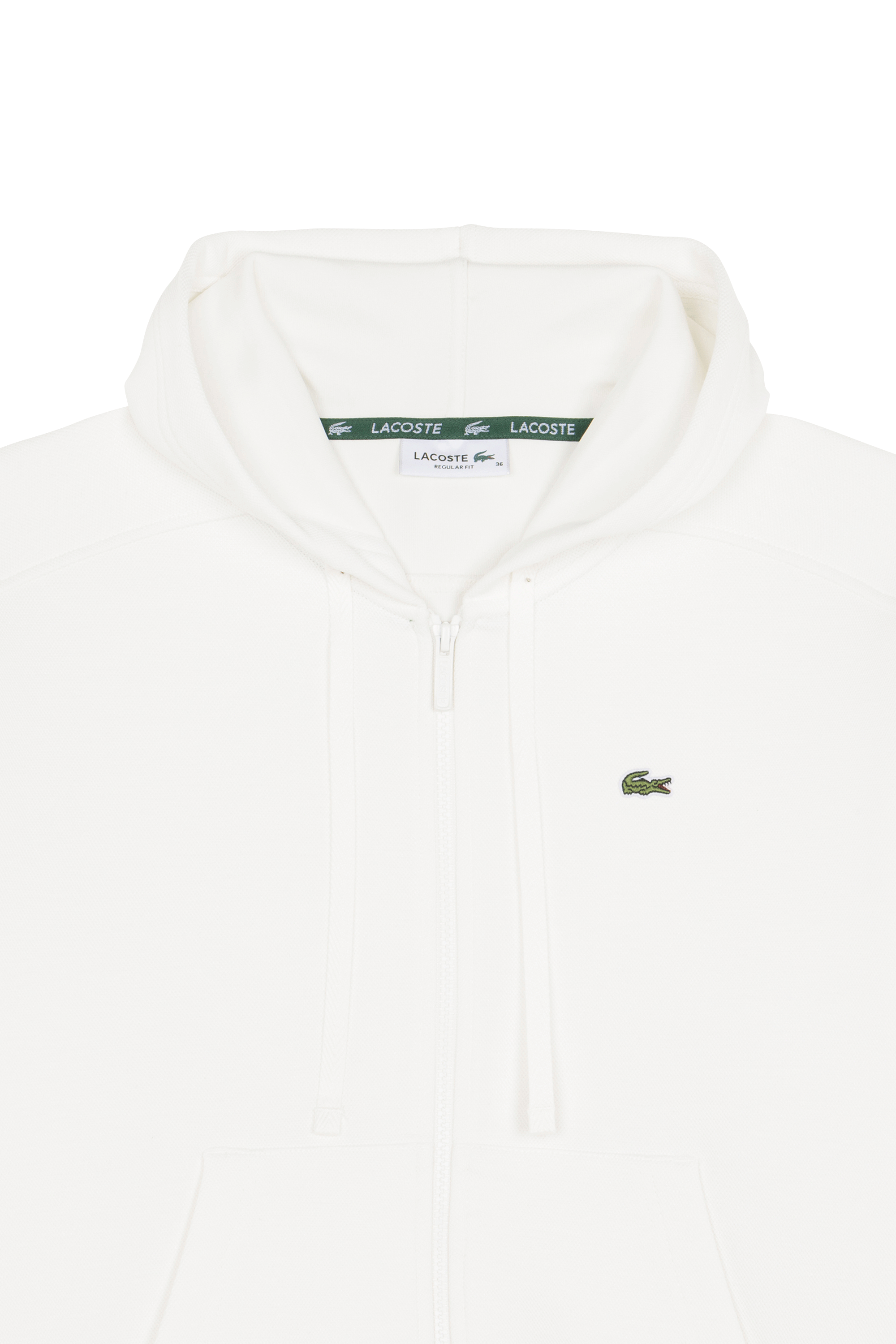 Hoodie zippé LACOSTE Beige