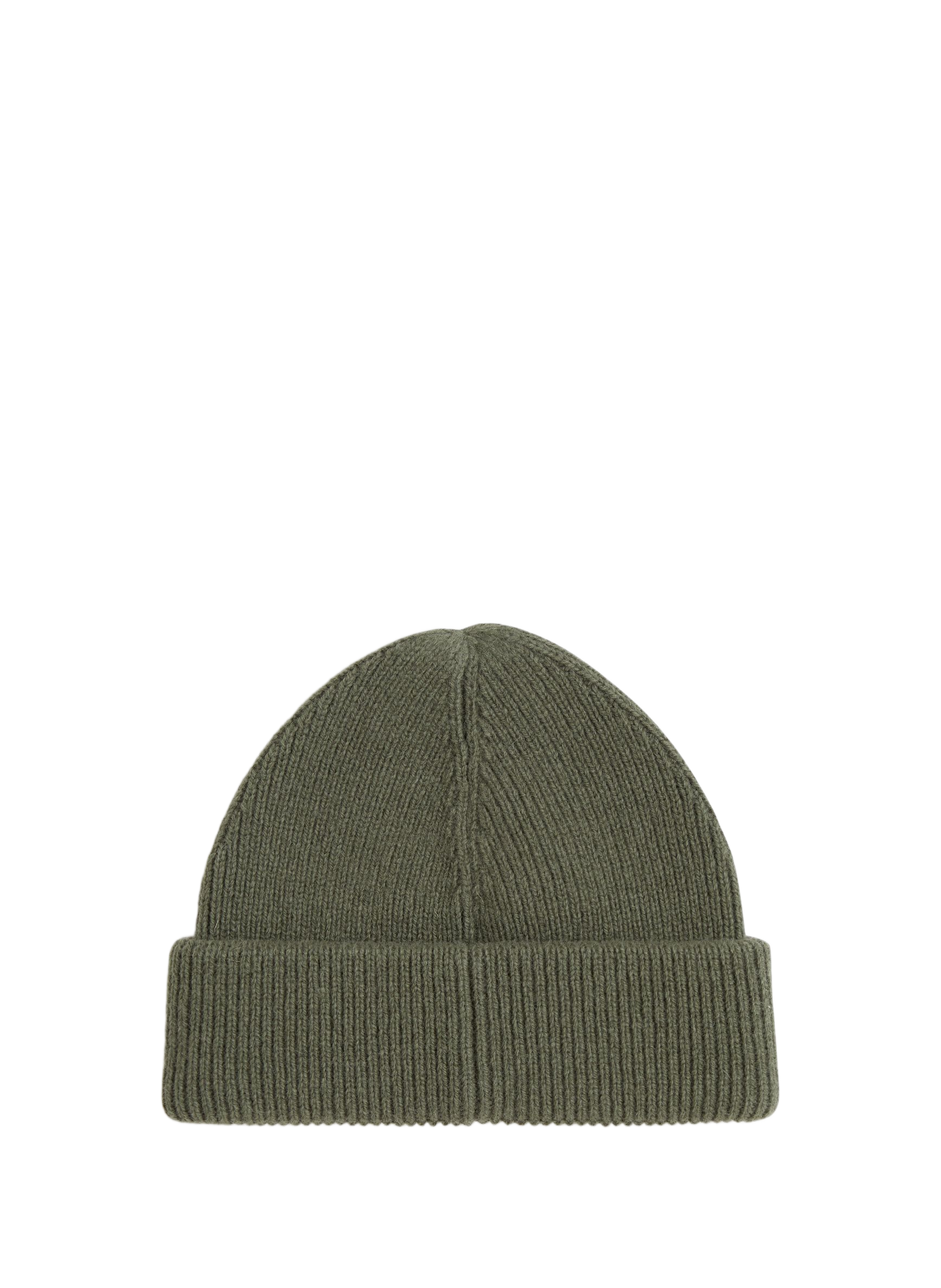 Bonnet en maille en laine FRED PERRY Vert