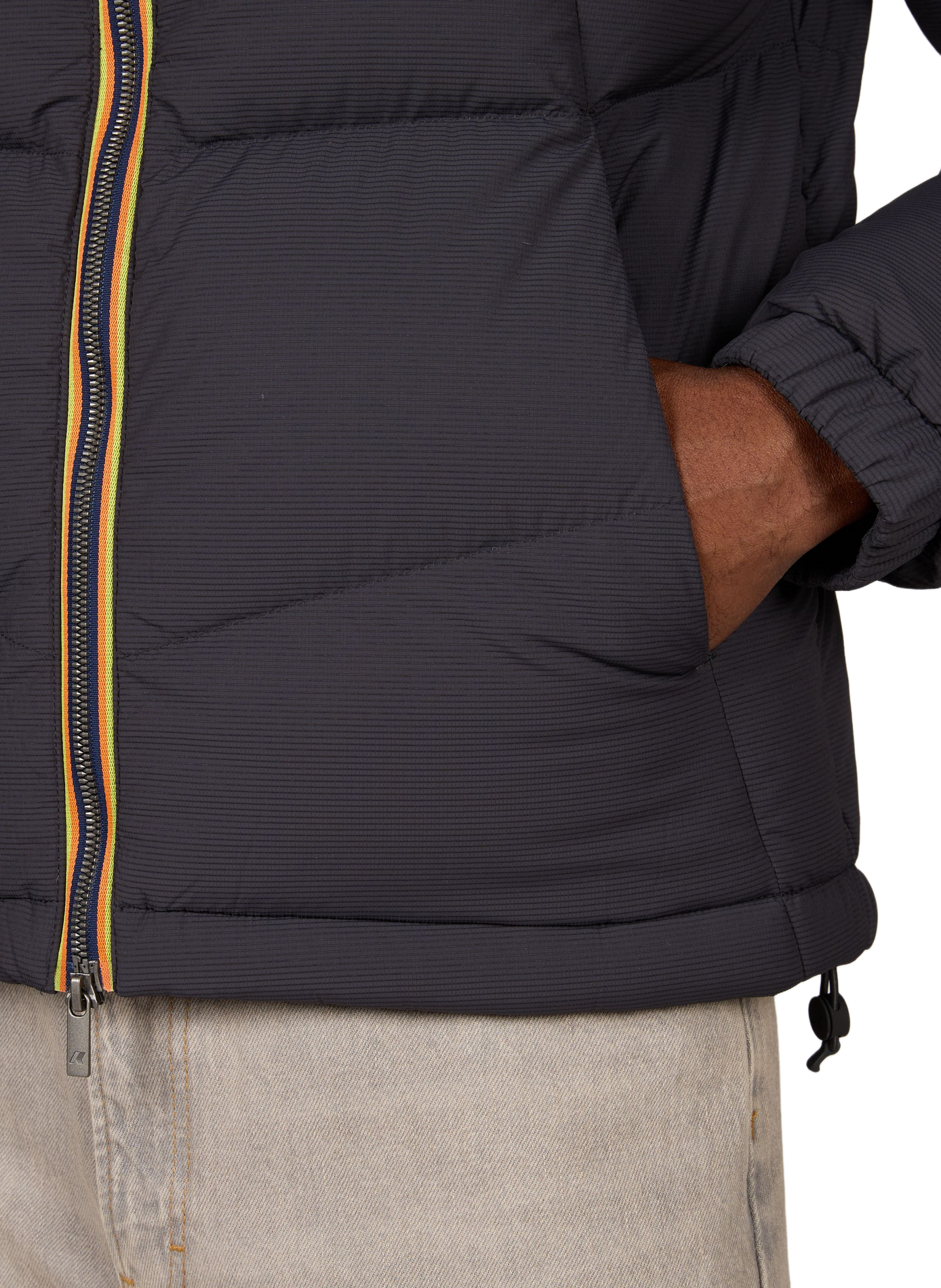 Doudoune col montant  K-WAY Gris