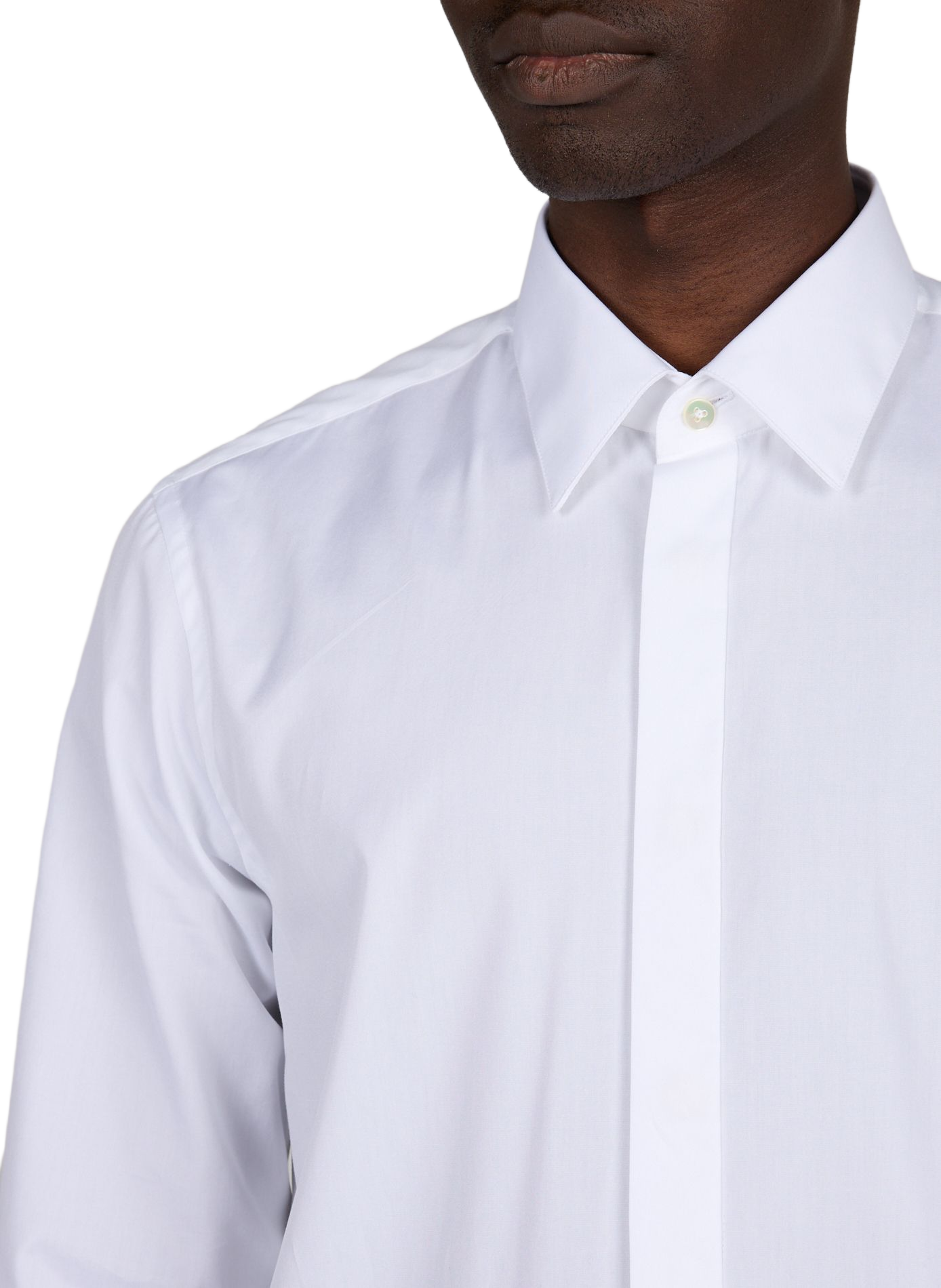Slim-fit cotton shirt VAN LAACK White