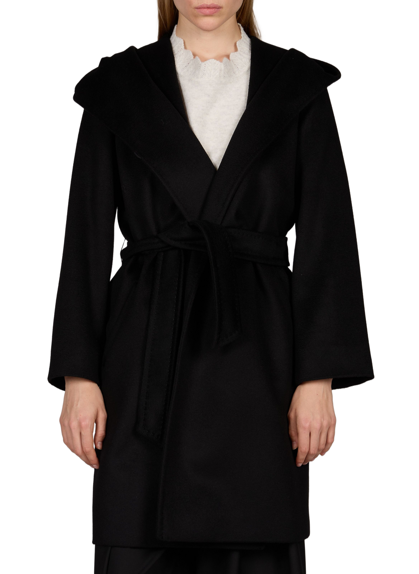 Jas NEWMANG van wol MAX MARA STUDIO Zwart