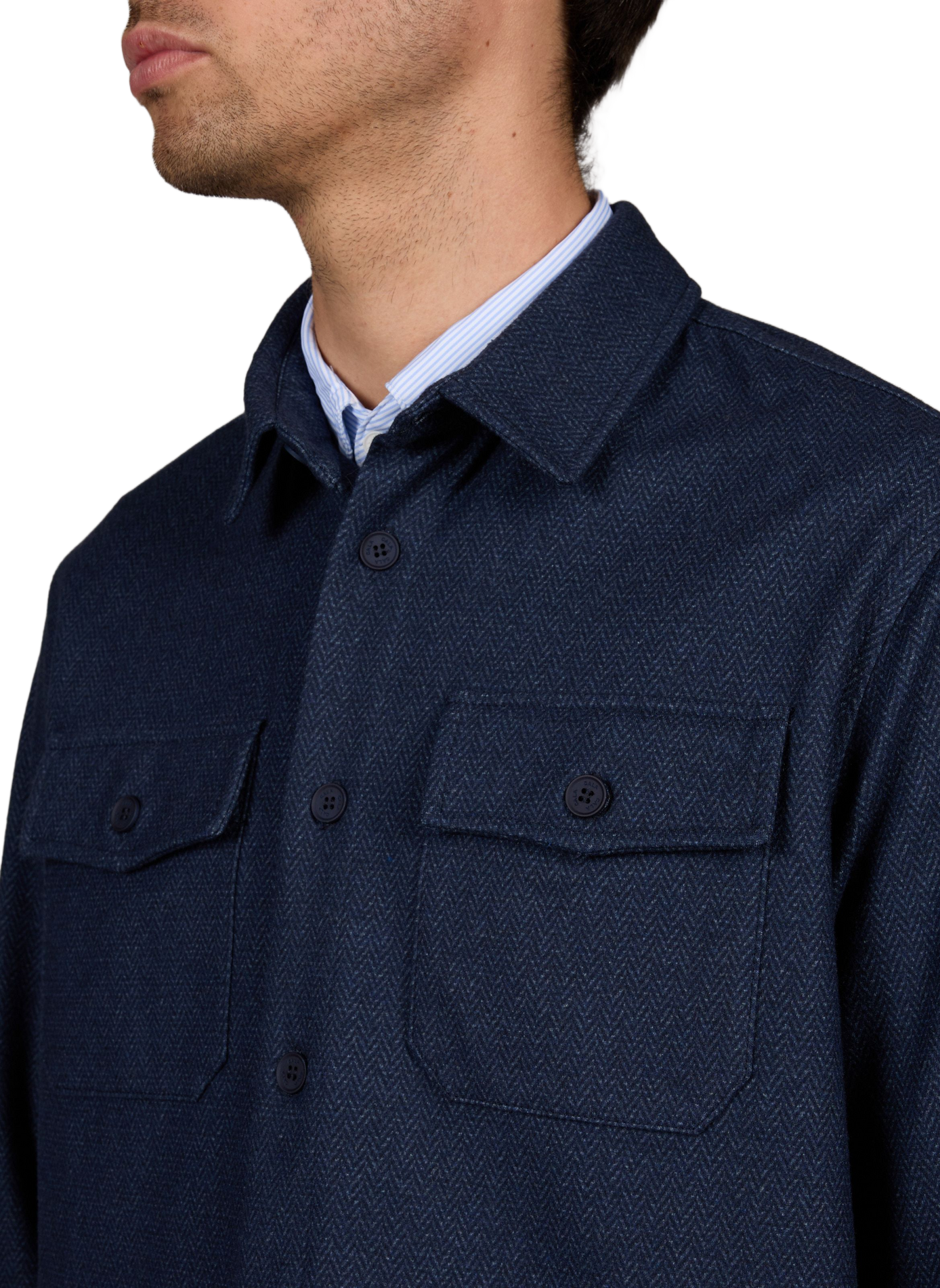 Straight Overshirt Gauthier Castro 1789 CALA Blue