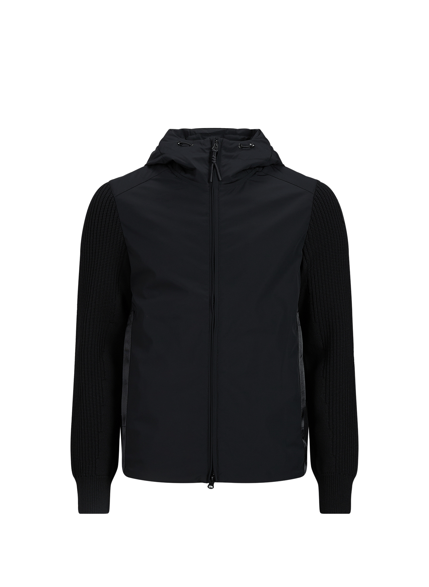Hybride geribde Roche River-blouson PARAJUMPERS Zwart