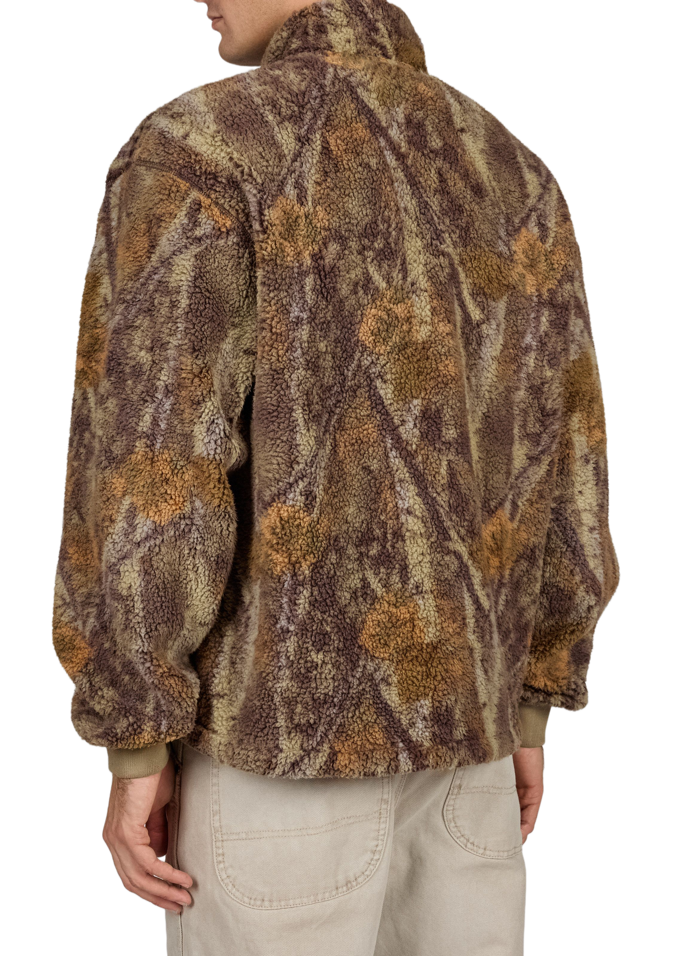 Straight high-neck sherpa jacket DICKIES Green