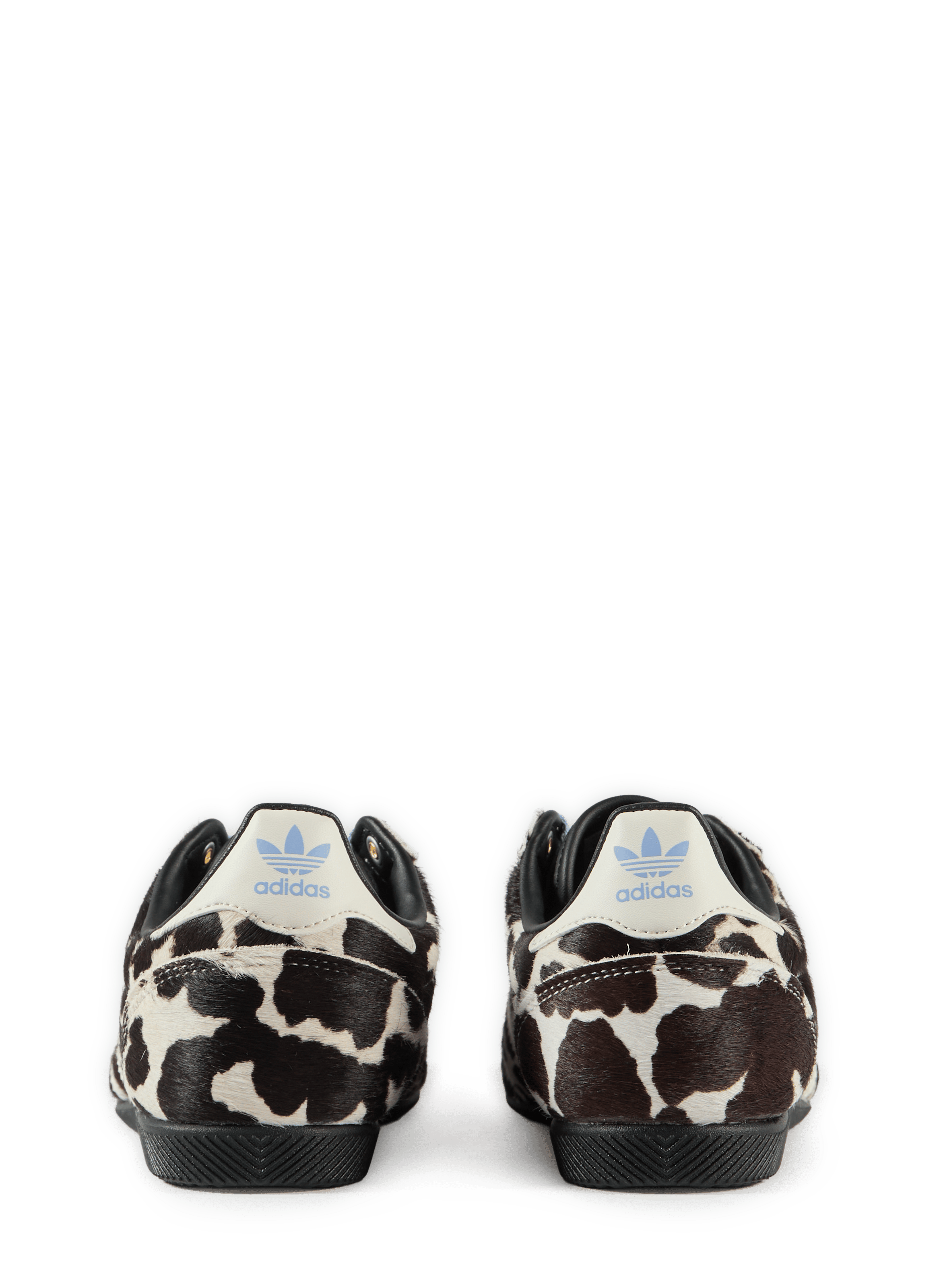 Zapatillas bajas estampadas de cuero ADIDAS Negro