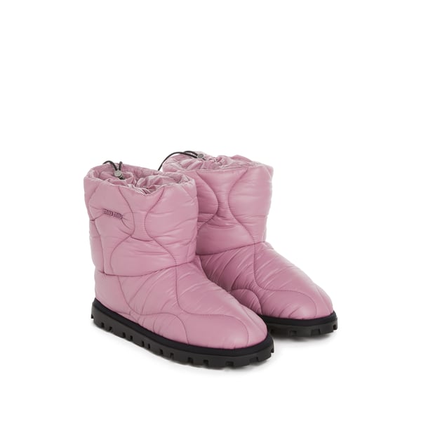 Bottines matelassées en nylon