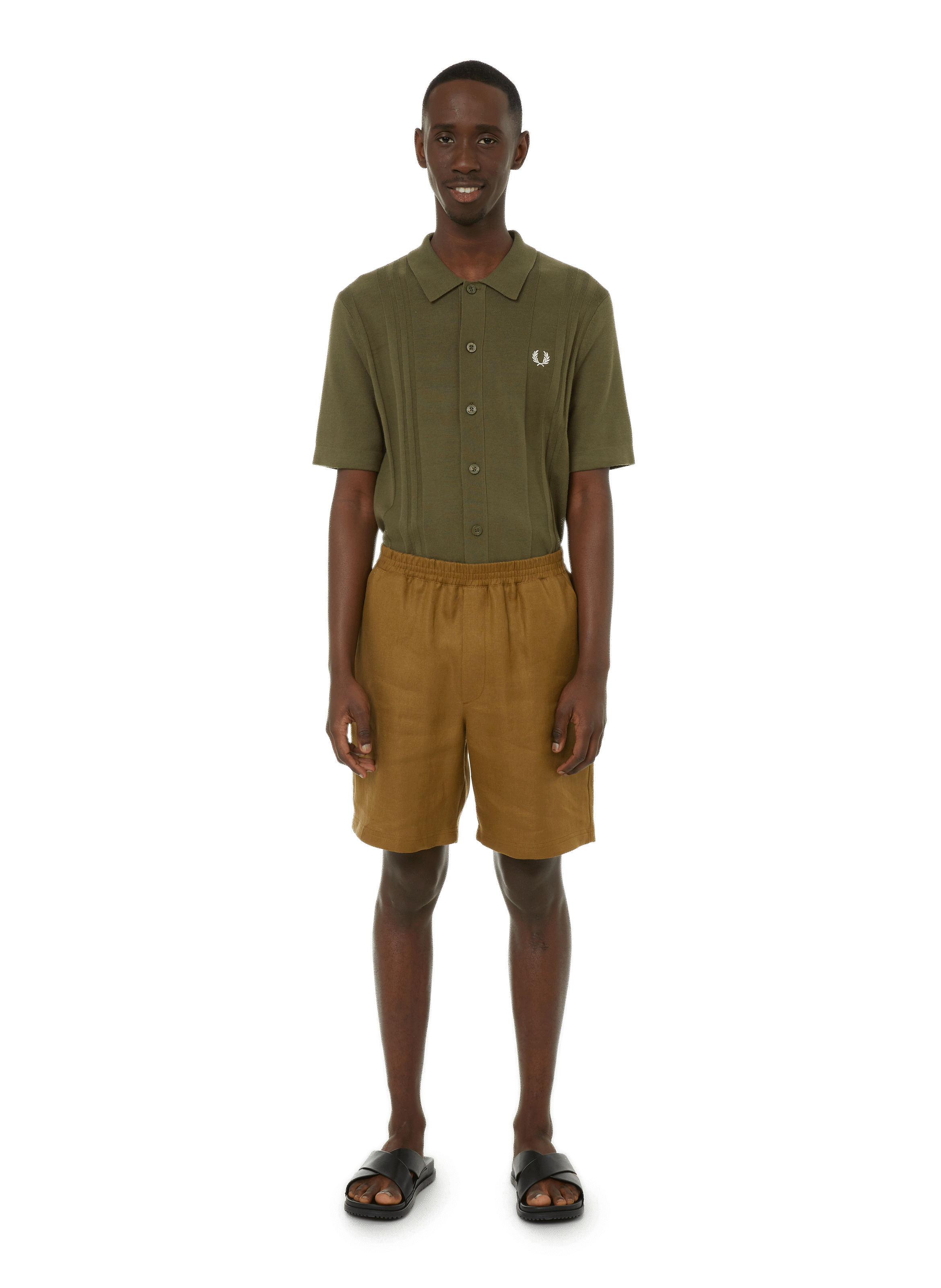 Short en coton EDITIONS 102 Marron