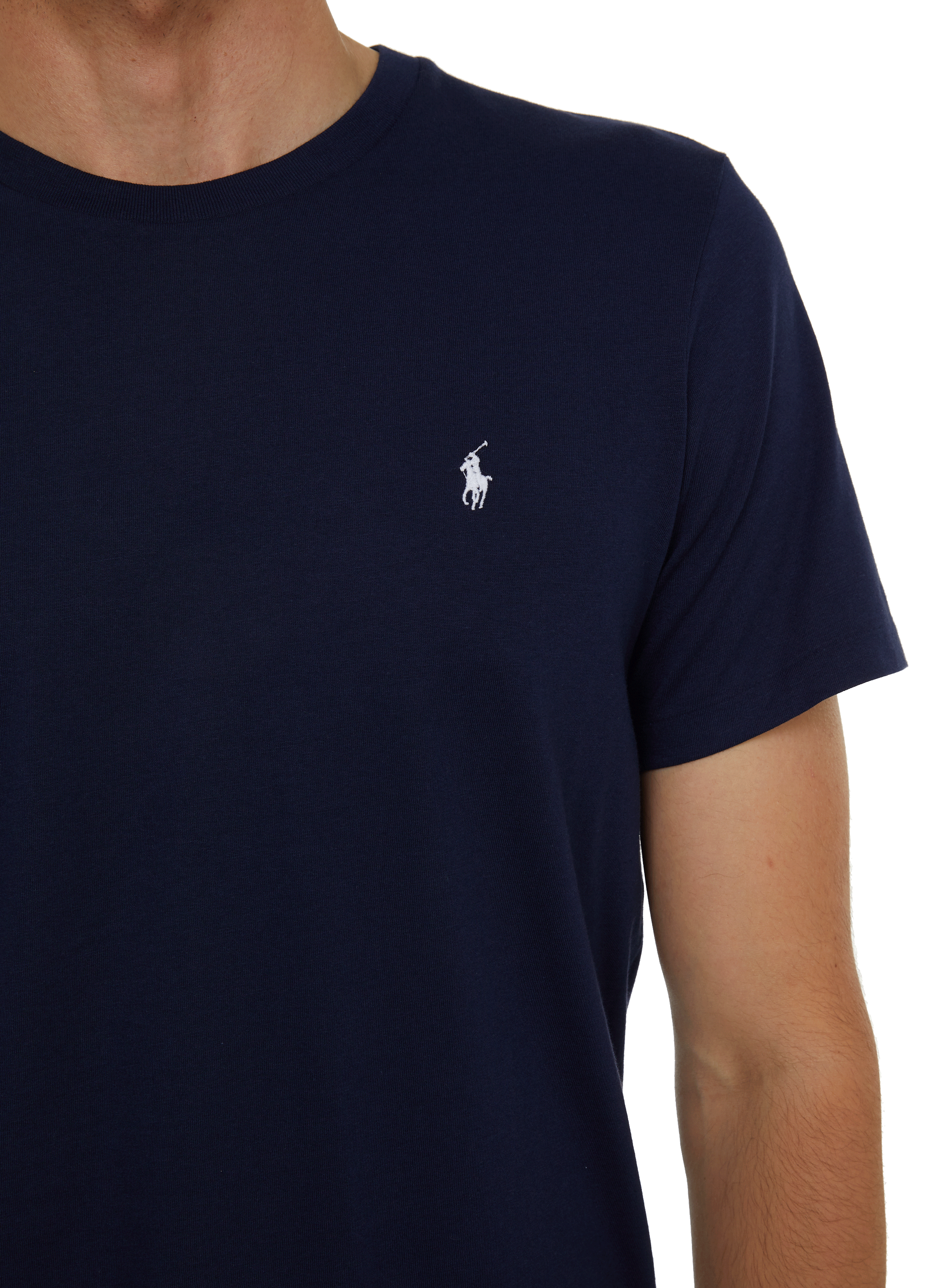 Round-neck cotton T-shirt POLO RALPH LAUREN Blue