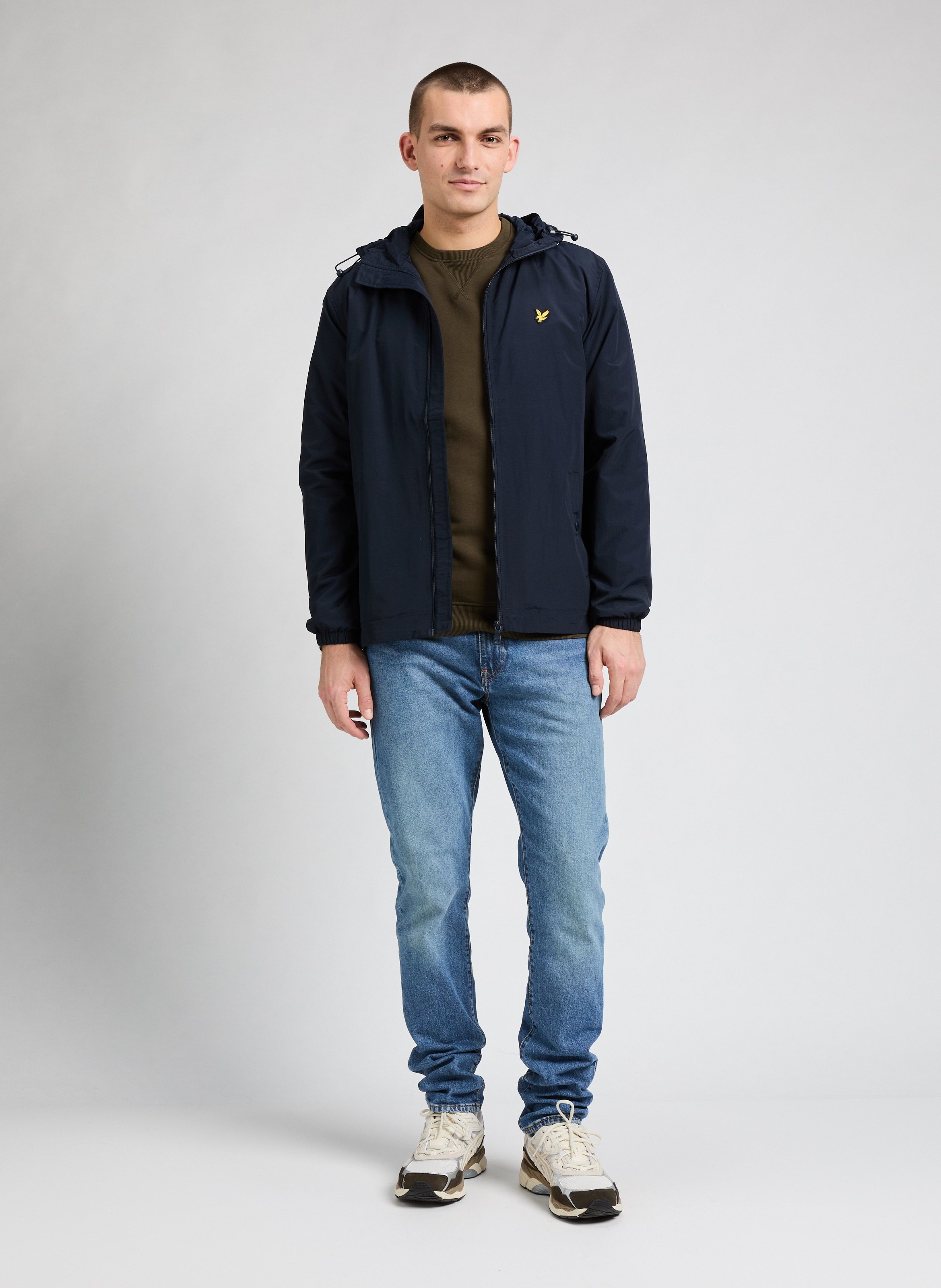 Blouson léger à capuche LYLE & SCOTT Bleu