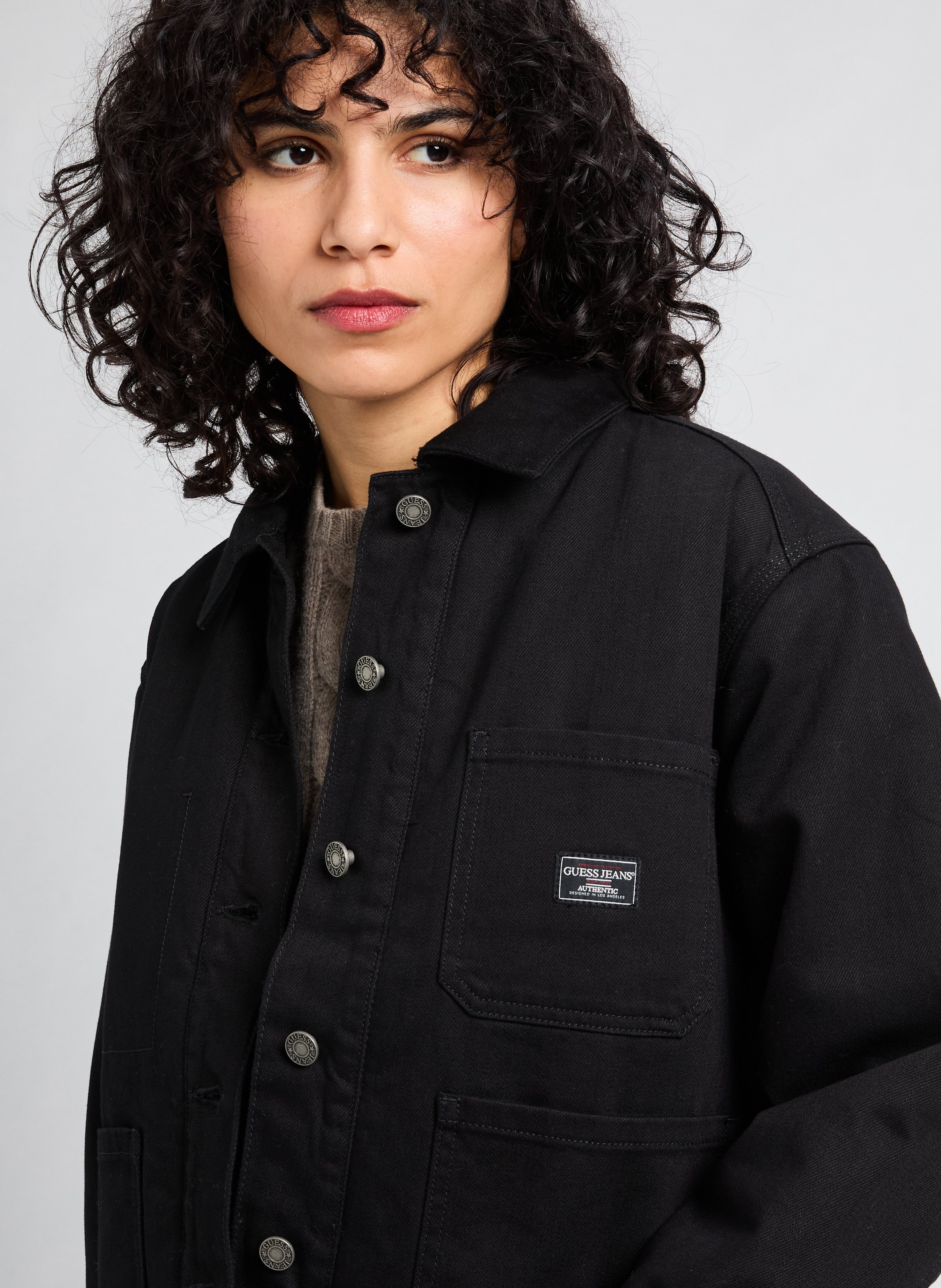 Veste denim  GUESS Noir