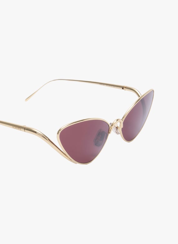 Lunettes de soleil Shooting Star en acier inoxydable | Rouge by LOEWE Lunettes de soleil Shooting Star en acier inoxydable Rouge