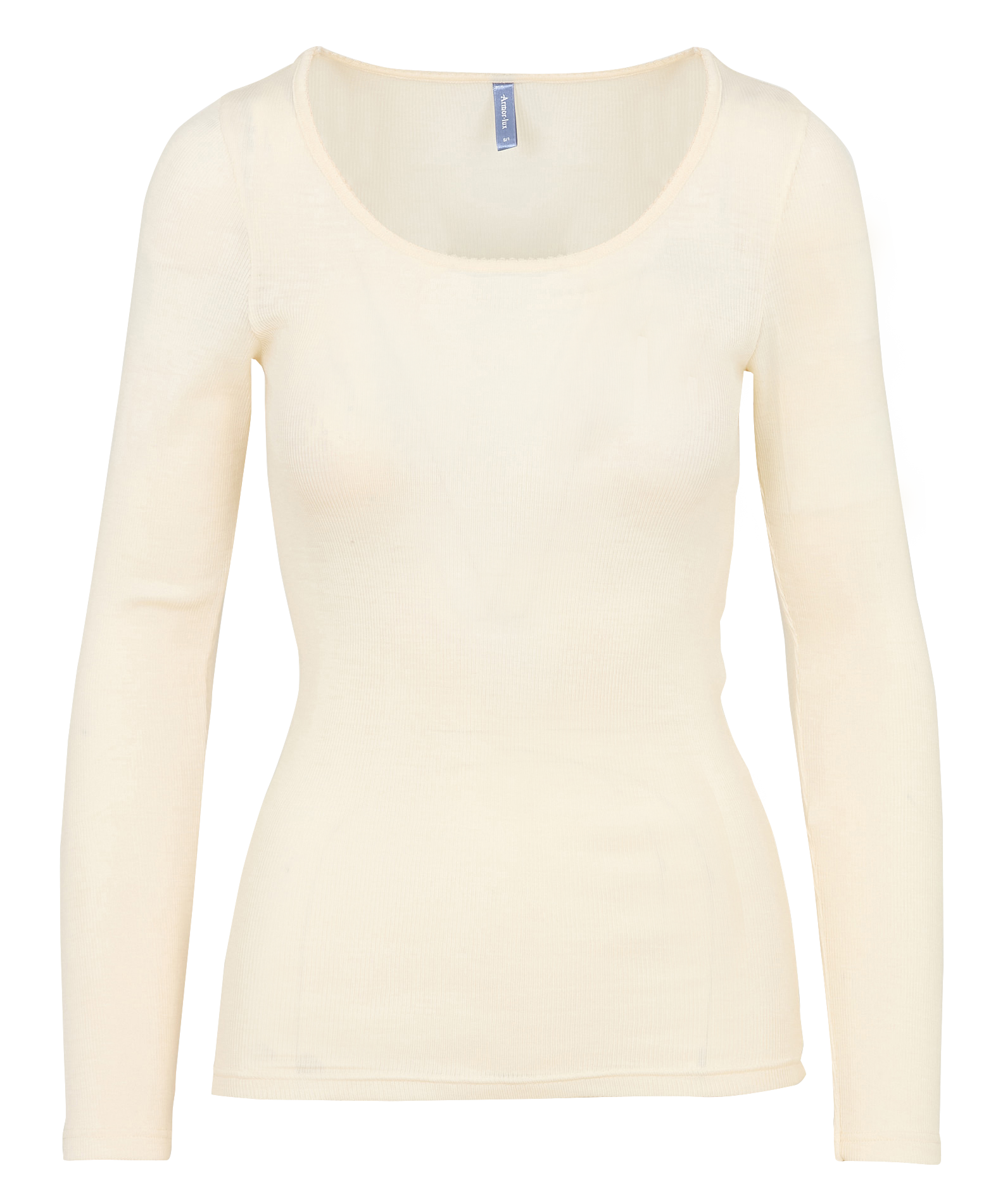 Tee-shirt manches longues uni ARMOR-LUX Beige
