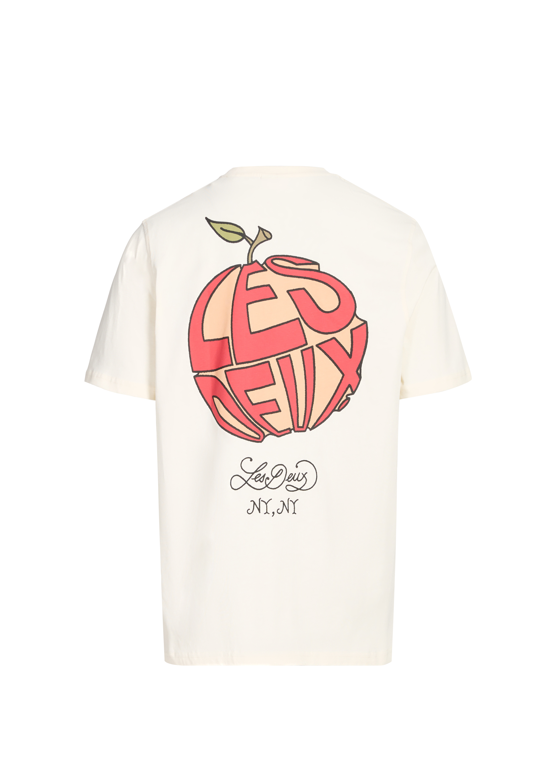 T-shirt à imprimé en coton LES DEUX Blanc