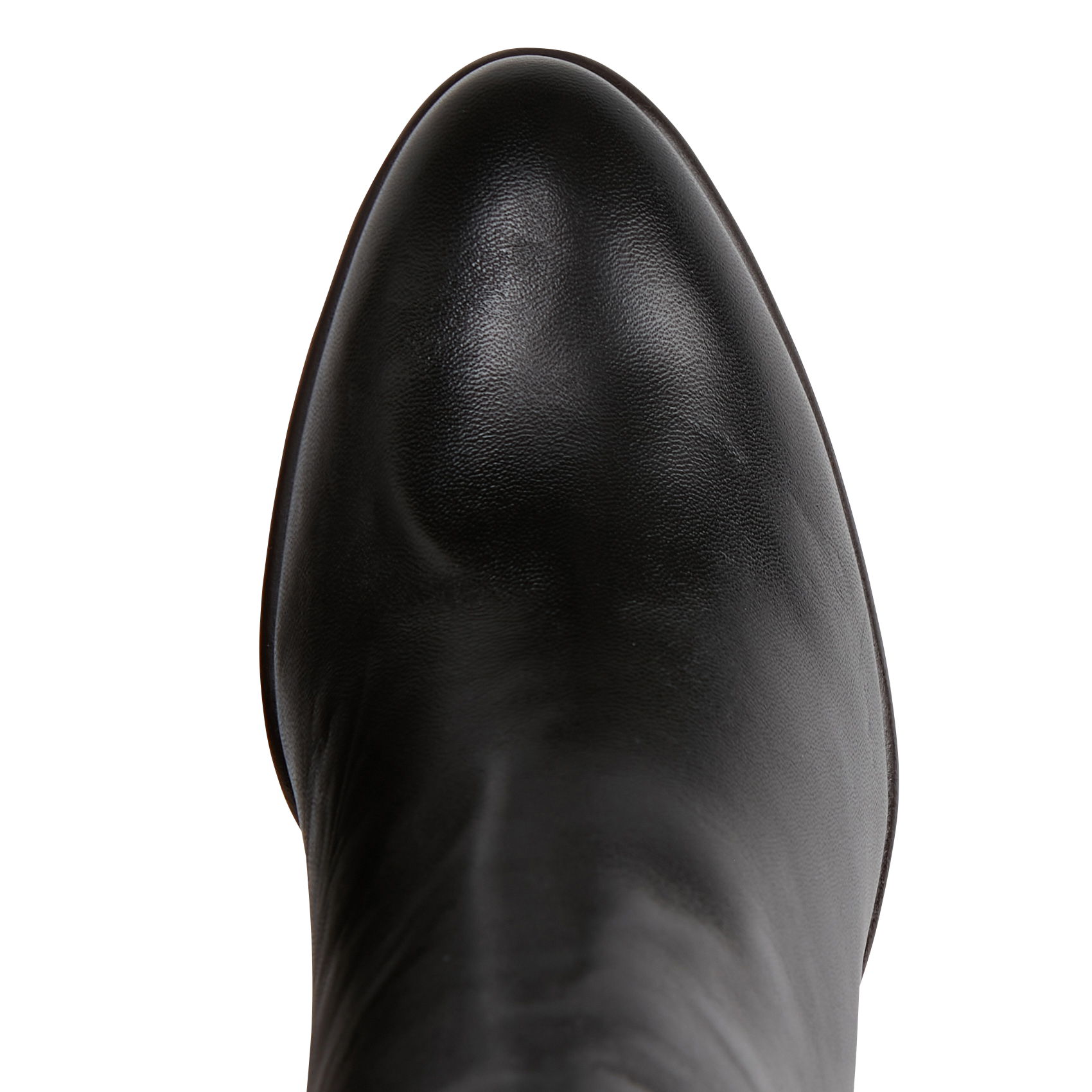 Bottes à talon en cuir ciry BA&SH Noir