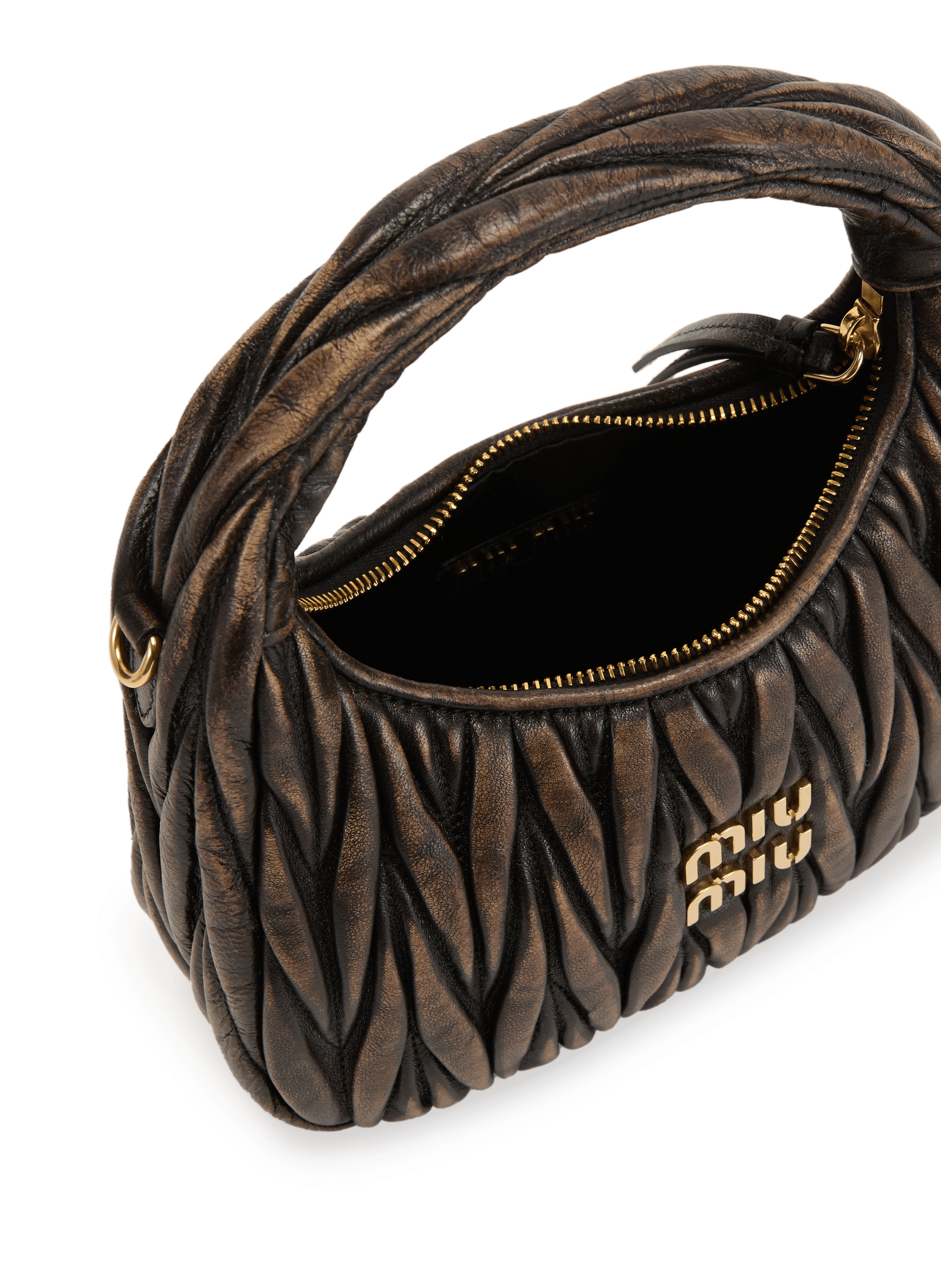 Sac à main Wander matelassé  MIU MIU Marron