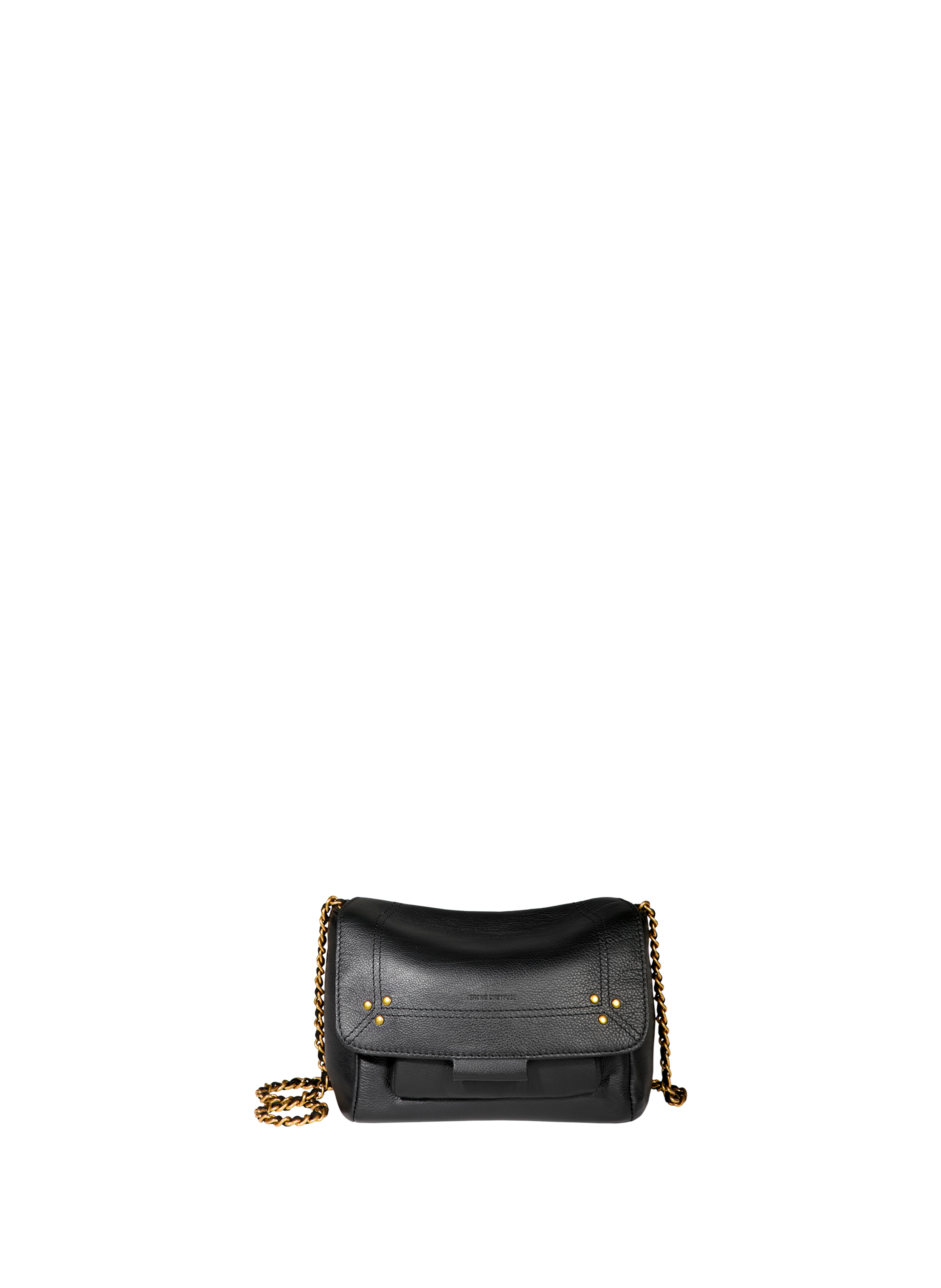 JÉRÔME DREYFUSS Sac bandoulière Lulu S en cuir  Noir