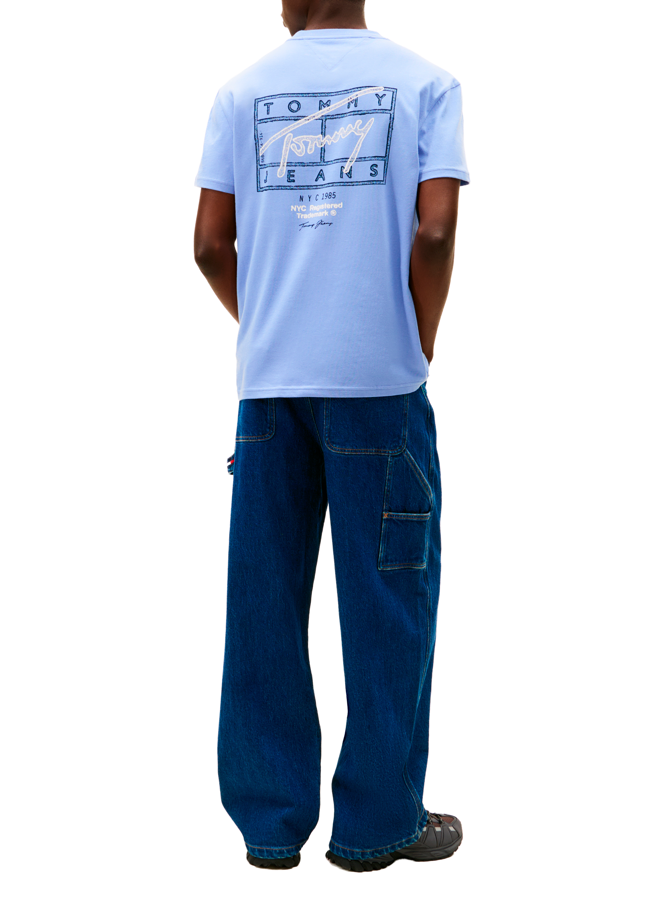 Short-Sleeve Cotton T-Shirt  TOMMY HILFIGER Blue