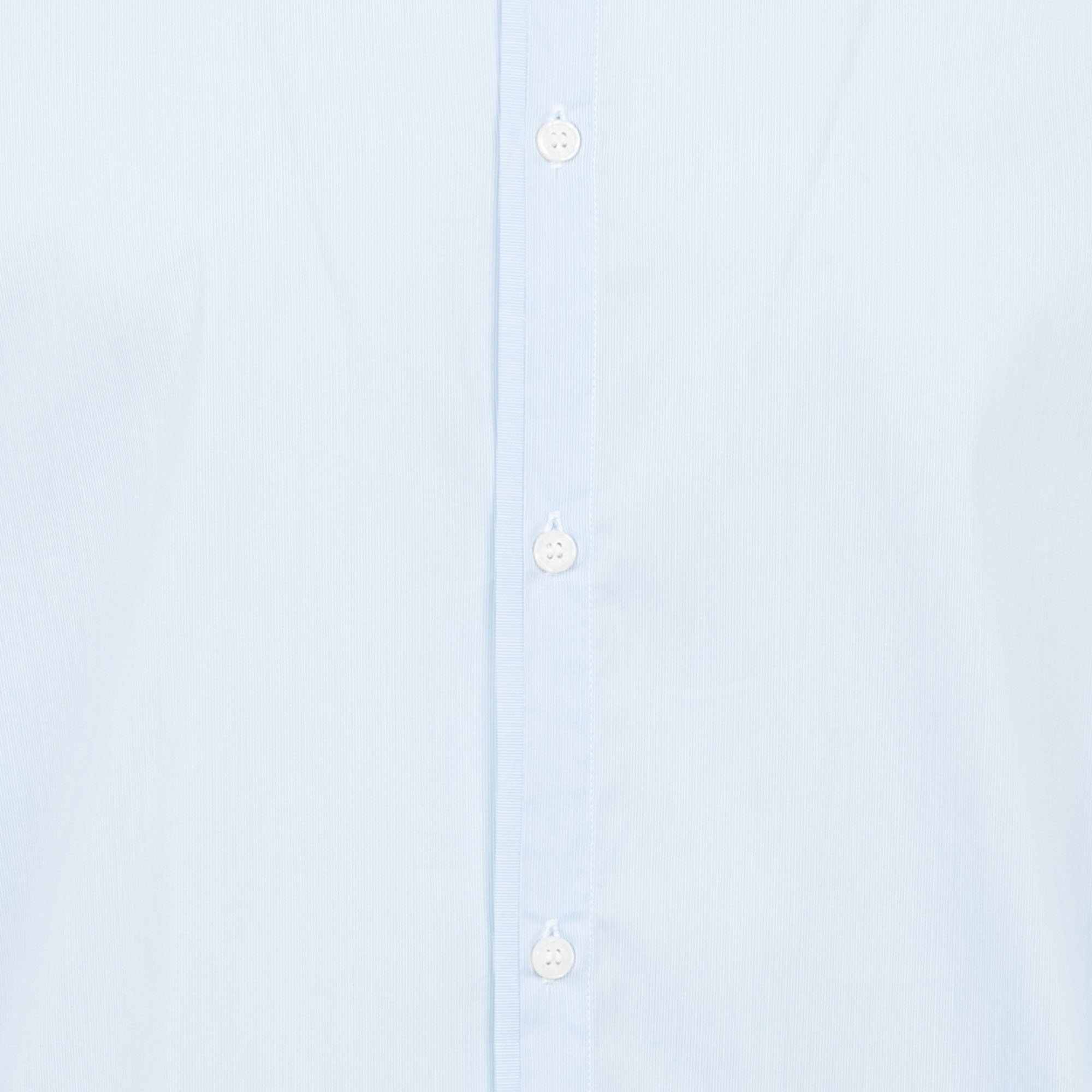 Chemise col classique slim-fit en coton mélangé IKKS Bleu