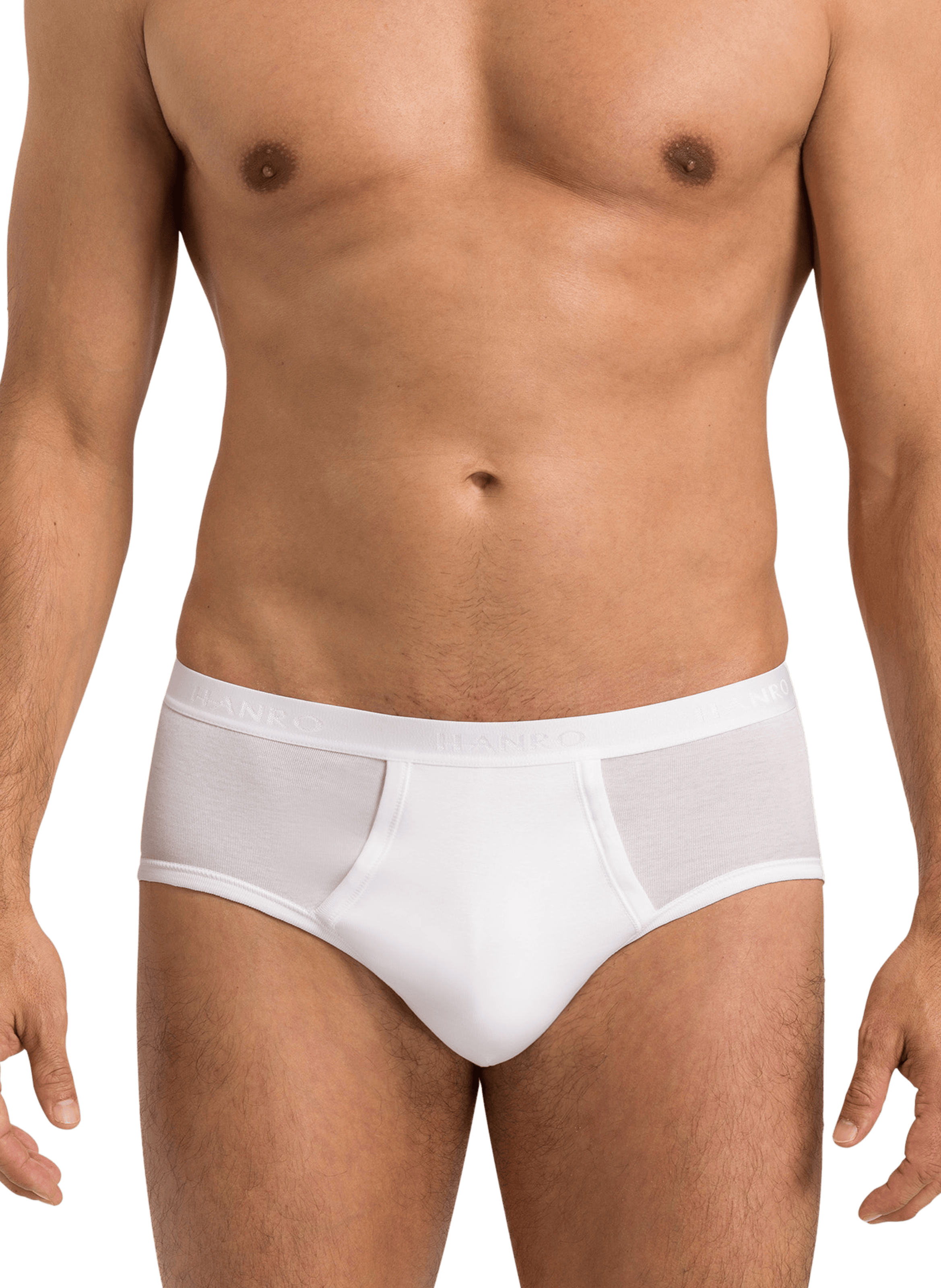 Cotton briefs HANRO White