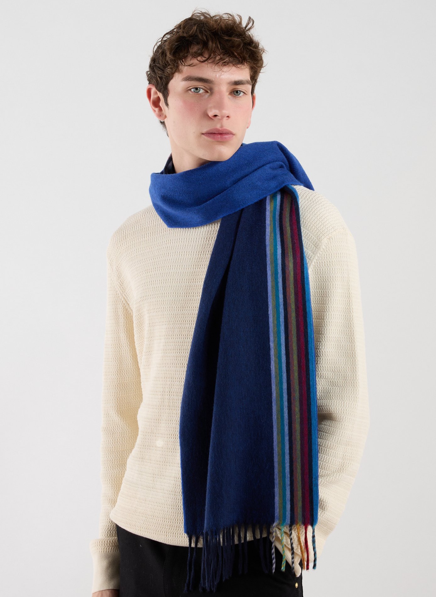 Echarpe en cachemire  PAUL SMITH Bleu