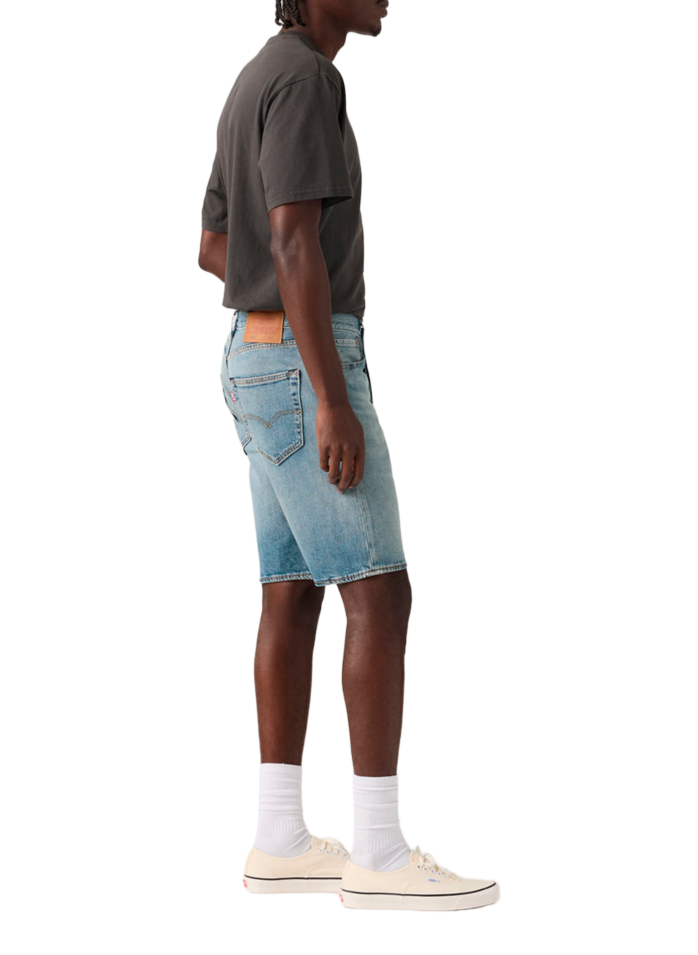 Short denim en coton mélangé LEVI'S Bleu