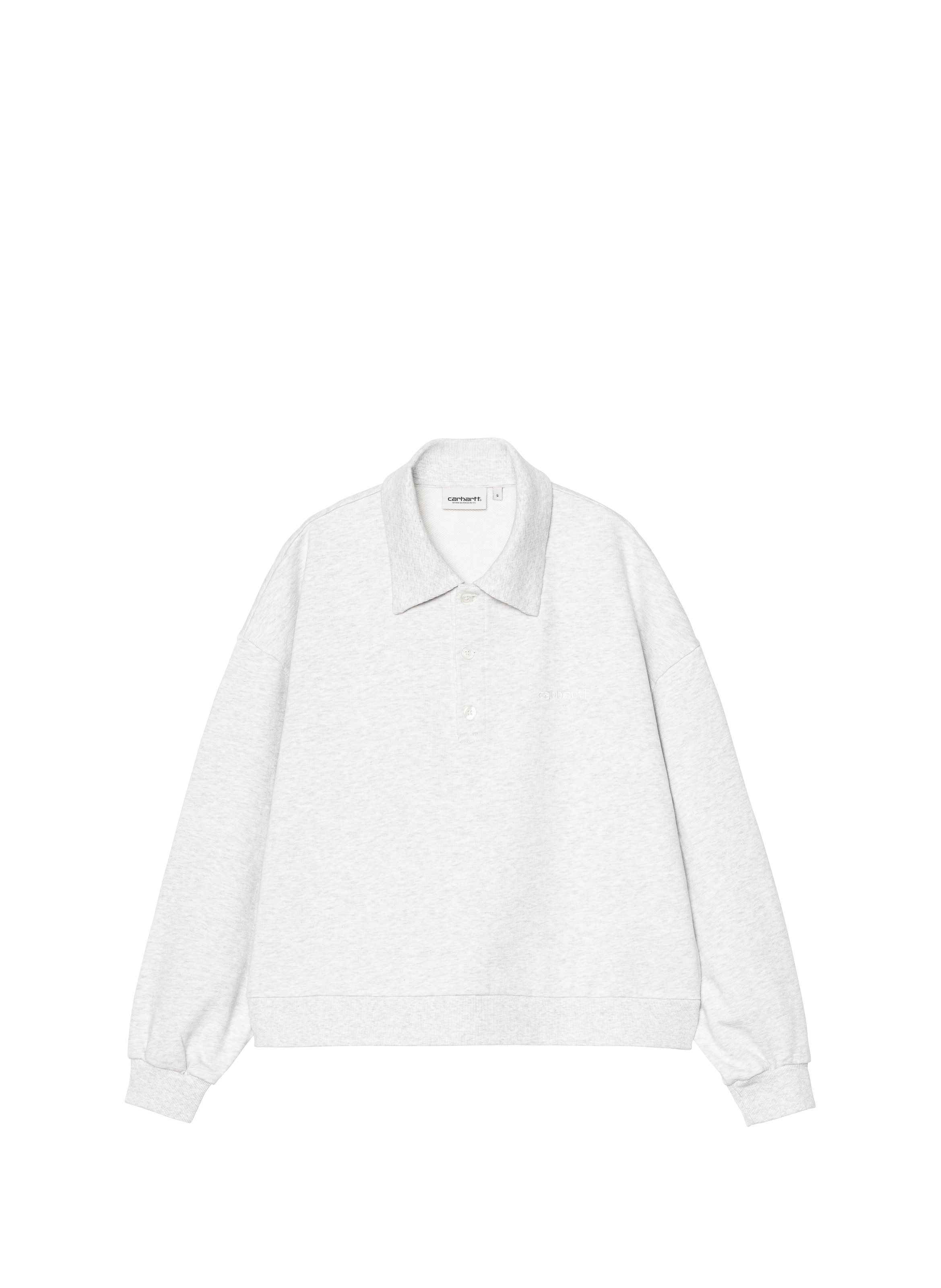 Brenta cotton sweat polo CARHARTT WIP Grey