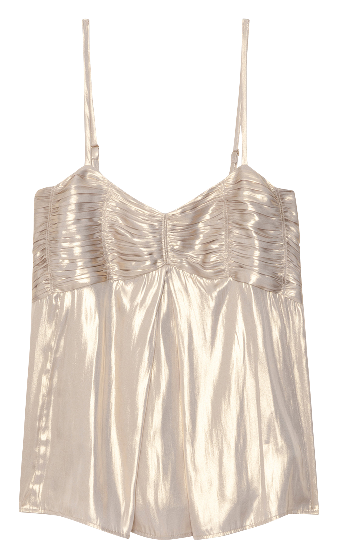 Top droit métallisé cippie ZADIG&VOLTAIRE Jaune