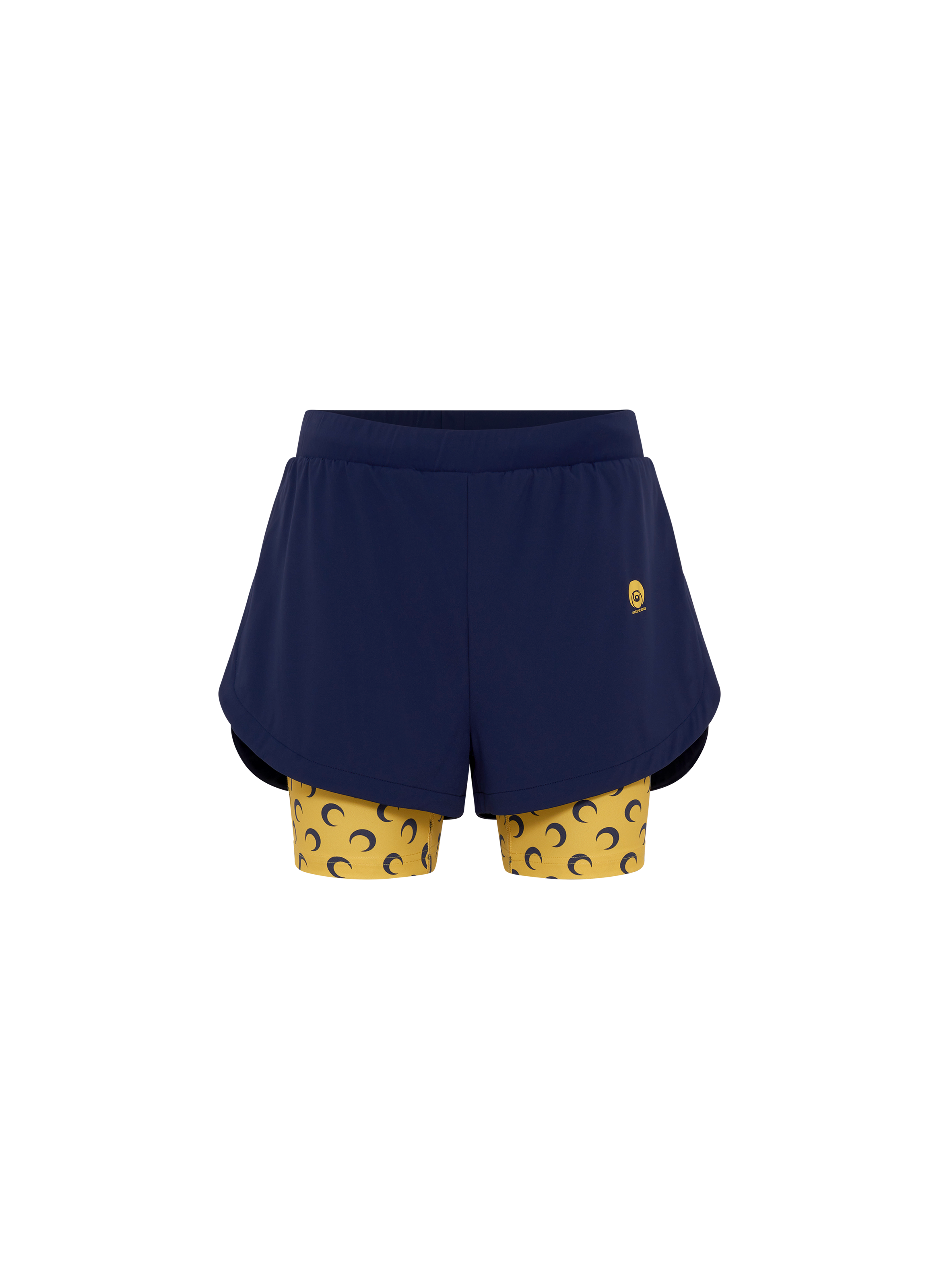 Short athleisure à empiècements moon MARINE SERRE Bleu