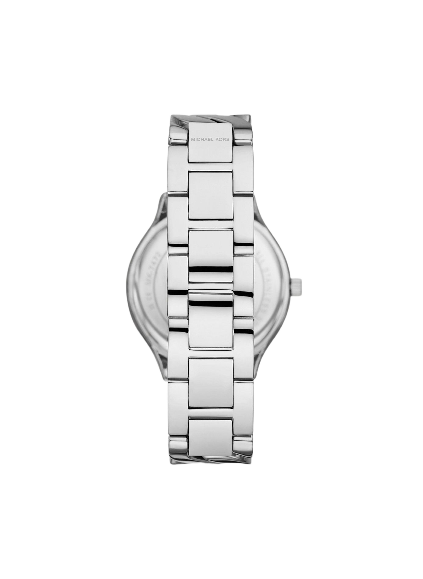 Montre quartz Slim Runway en acier inoxydable MICHAEL KORS MONTRES Blanc