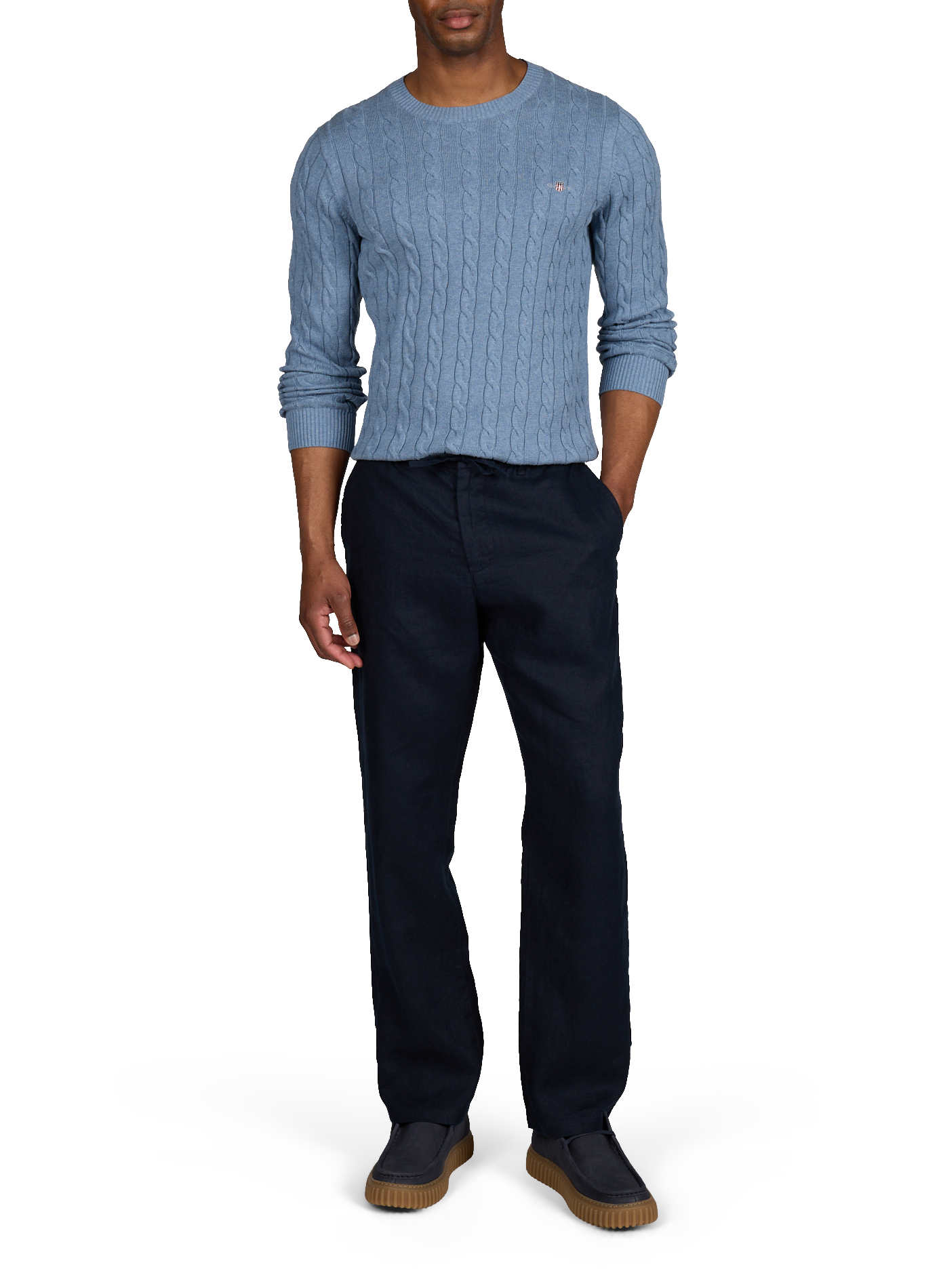 Derbies Torhill Lo en cuir suédé CLARKS Bleu