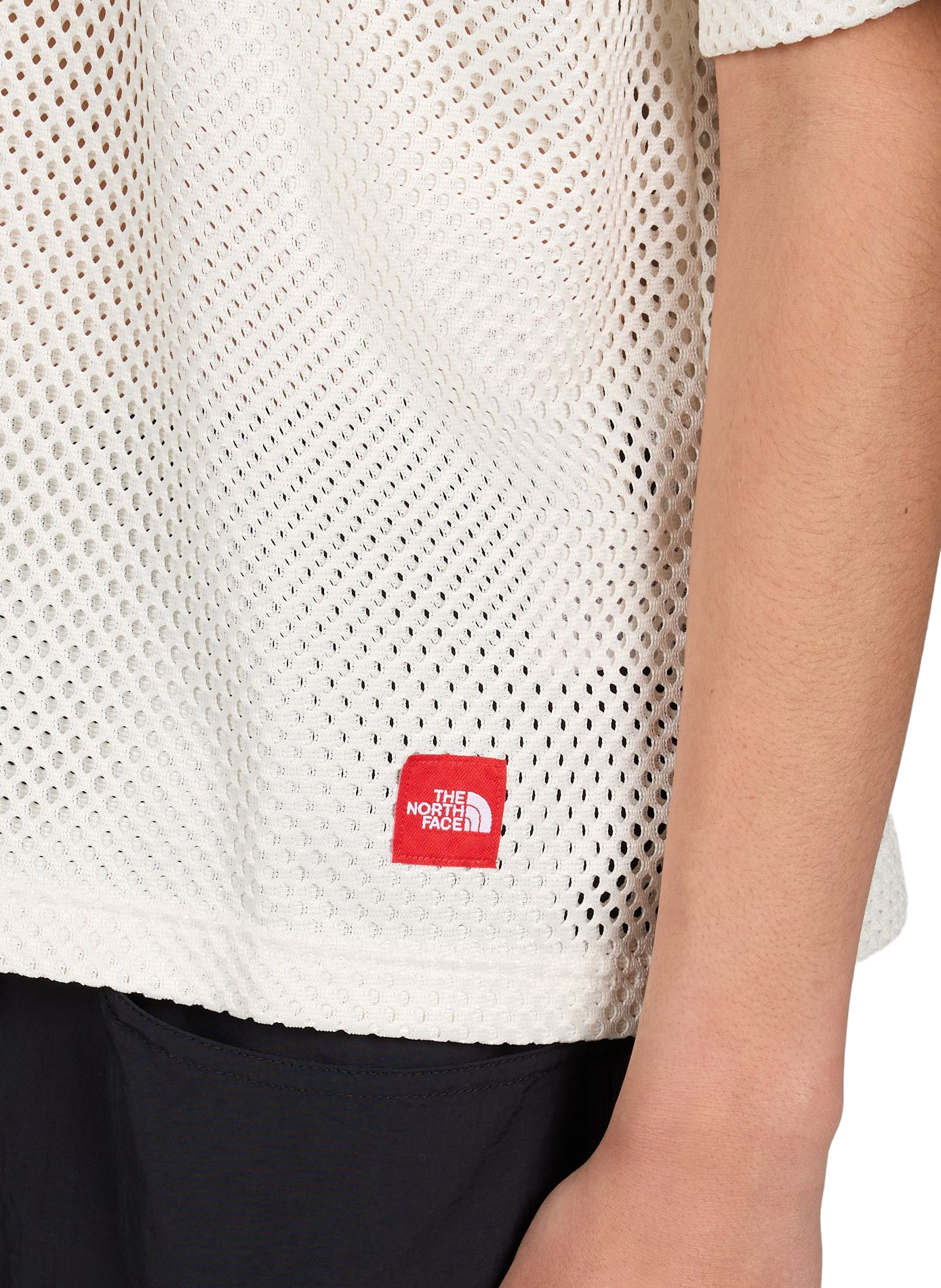 T-shirt with logo and cut-out patch THE NORTH FACE Beige
