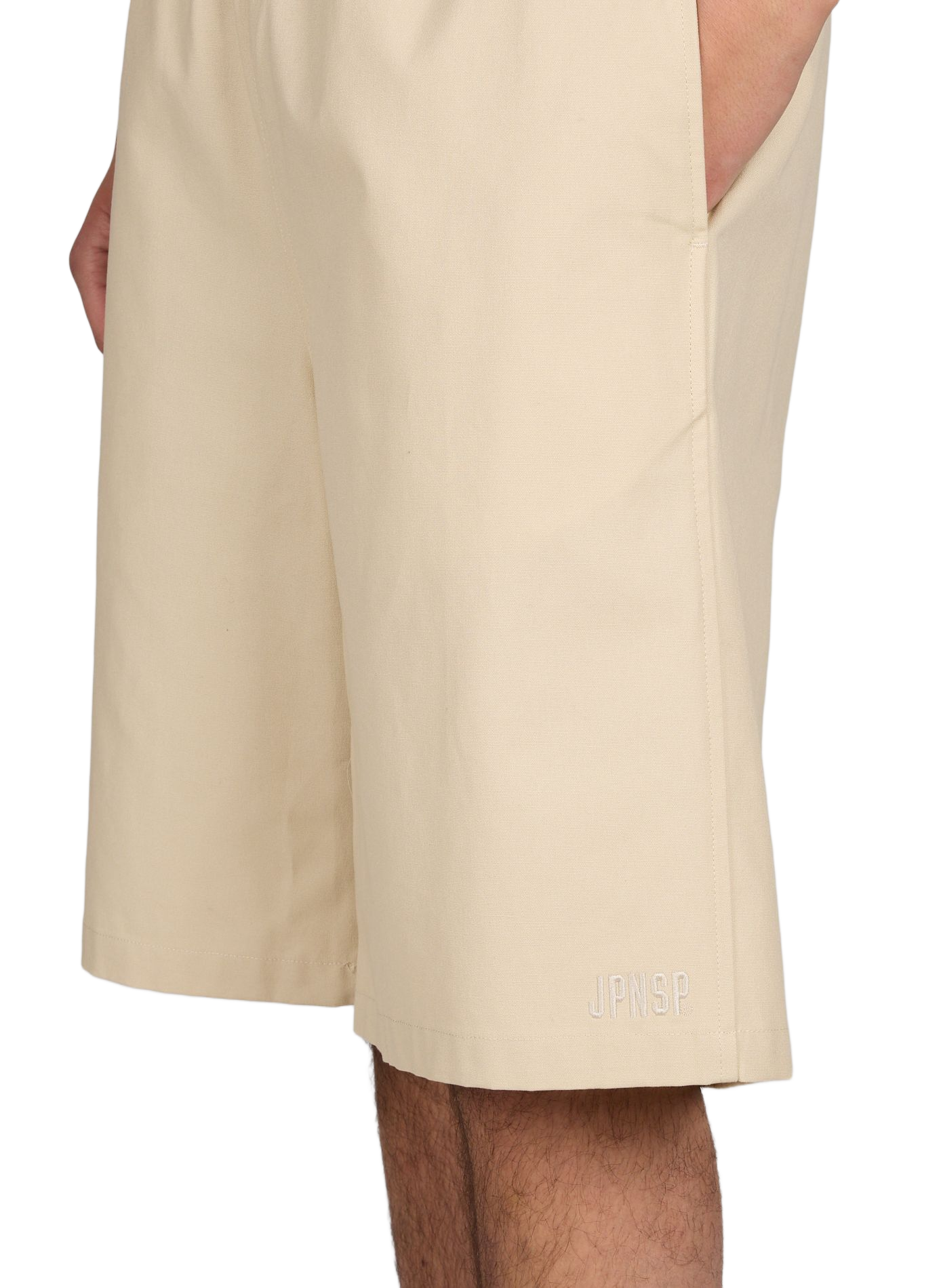 Short ample en coton TAION Blanc