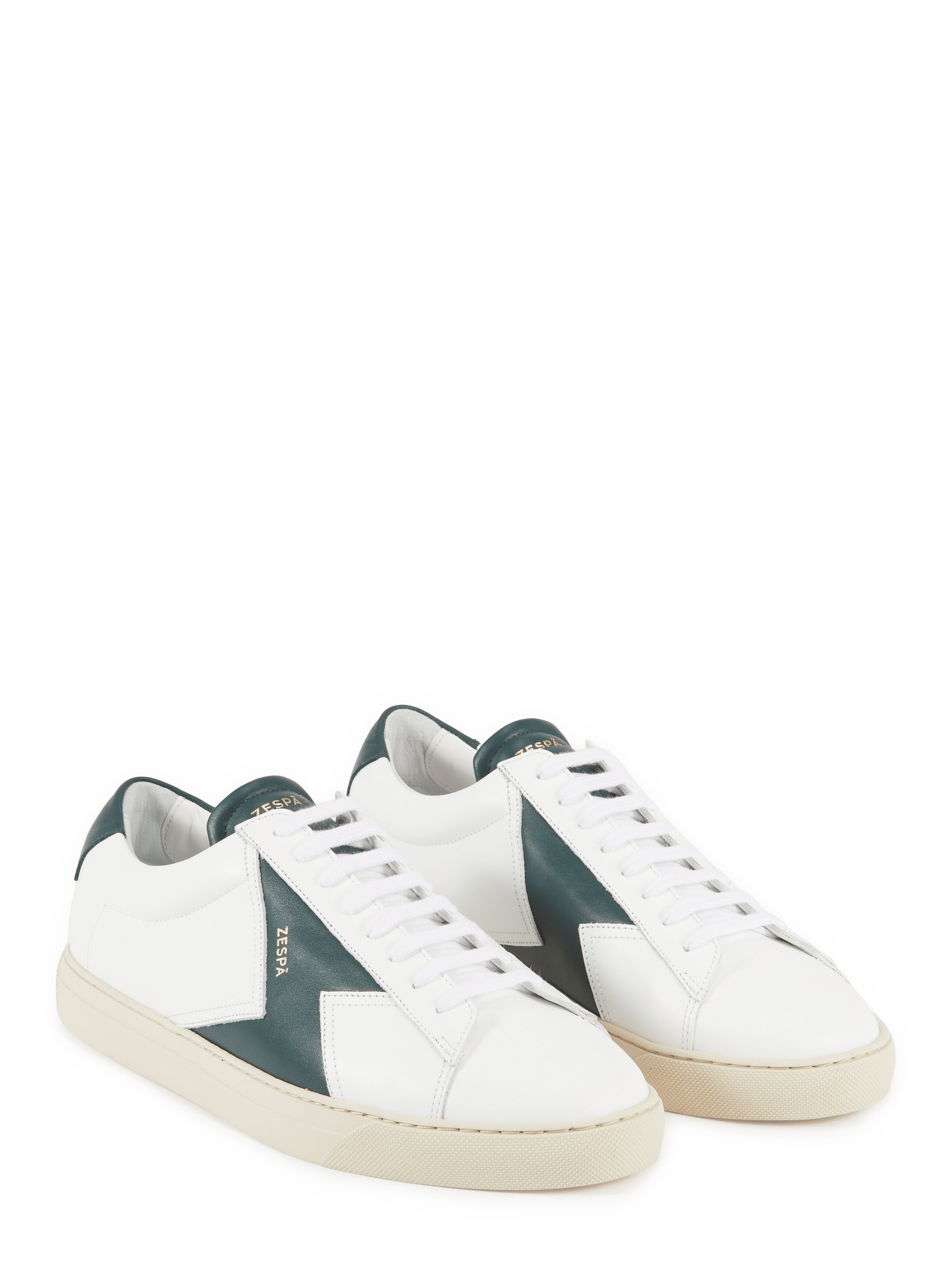 Baskets ZSP4 en cuir ZESPA Vert