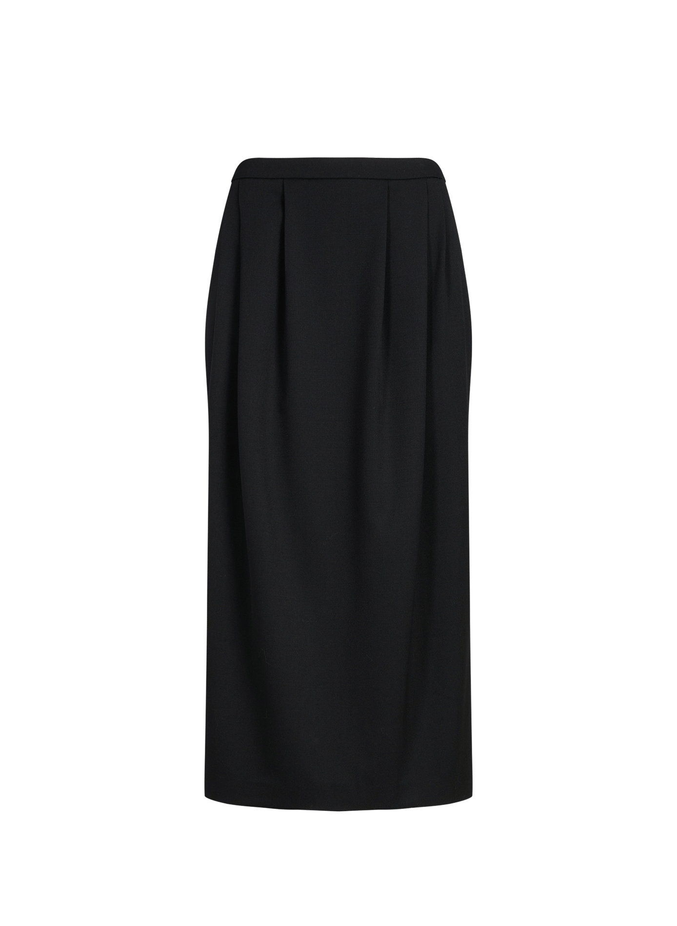 Jupe midi crayon unie SAISON 1865 Noir