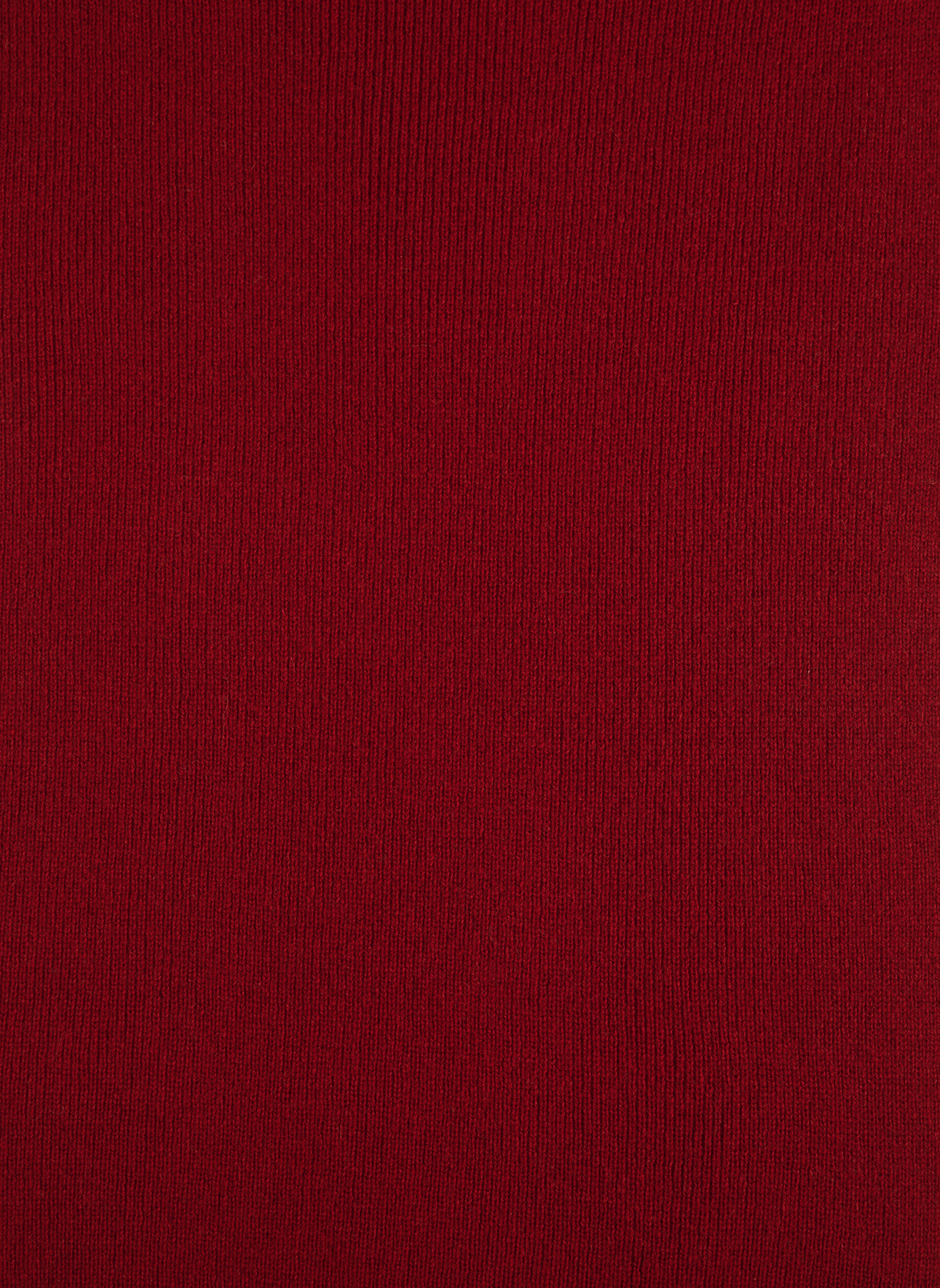 Gerippter Schal mit Fransen aus Kaschmir SAISON 1865 Rot