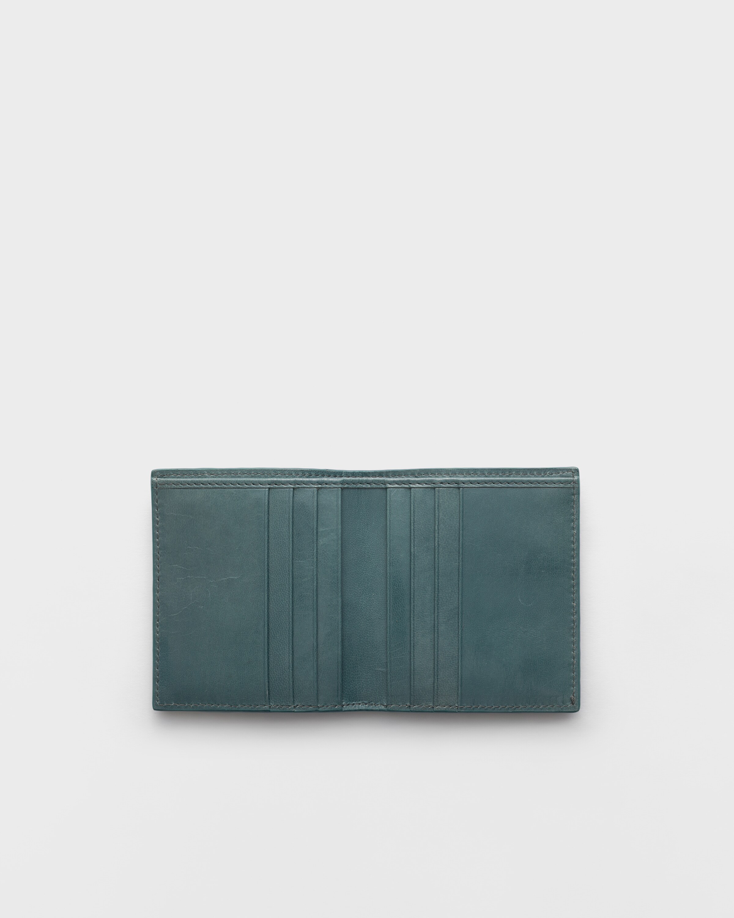 Portefeuille en cuir PRADA Bleu