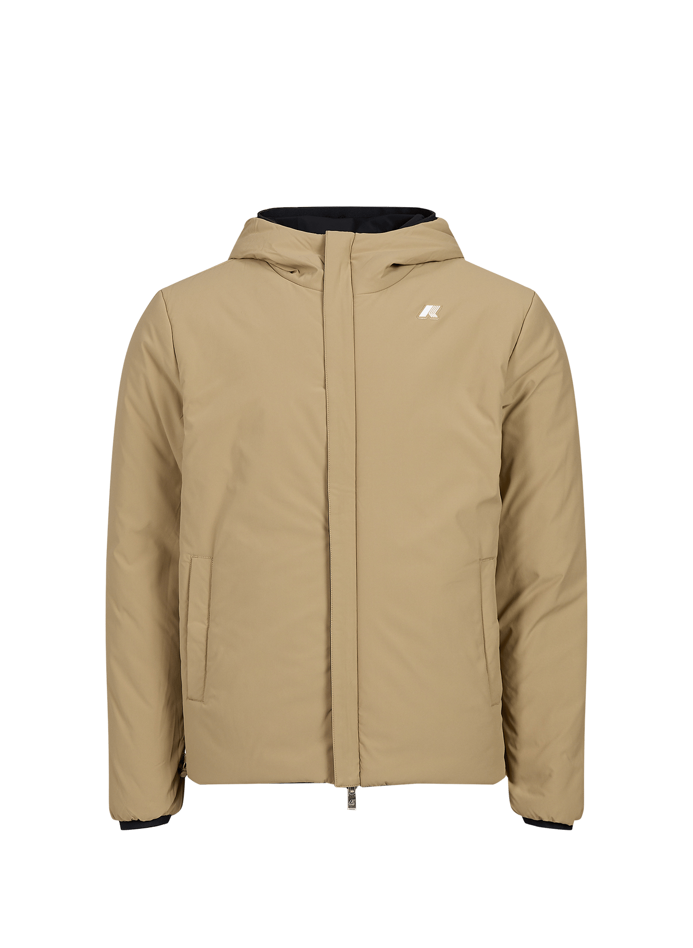 Parka with high collar K-WAY Black