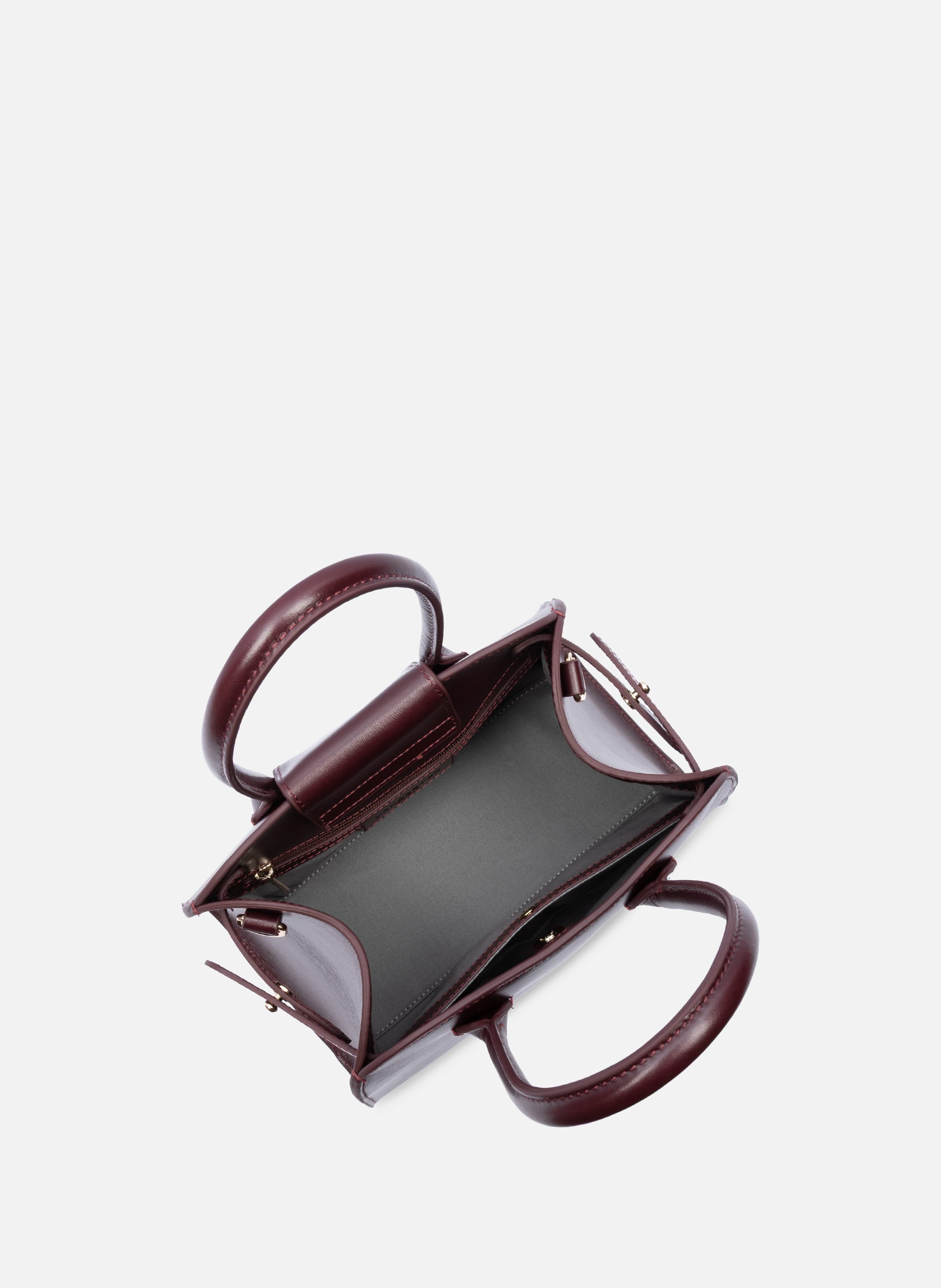 Kleine handtas - box hopper LANCASTER Rood