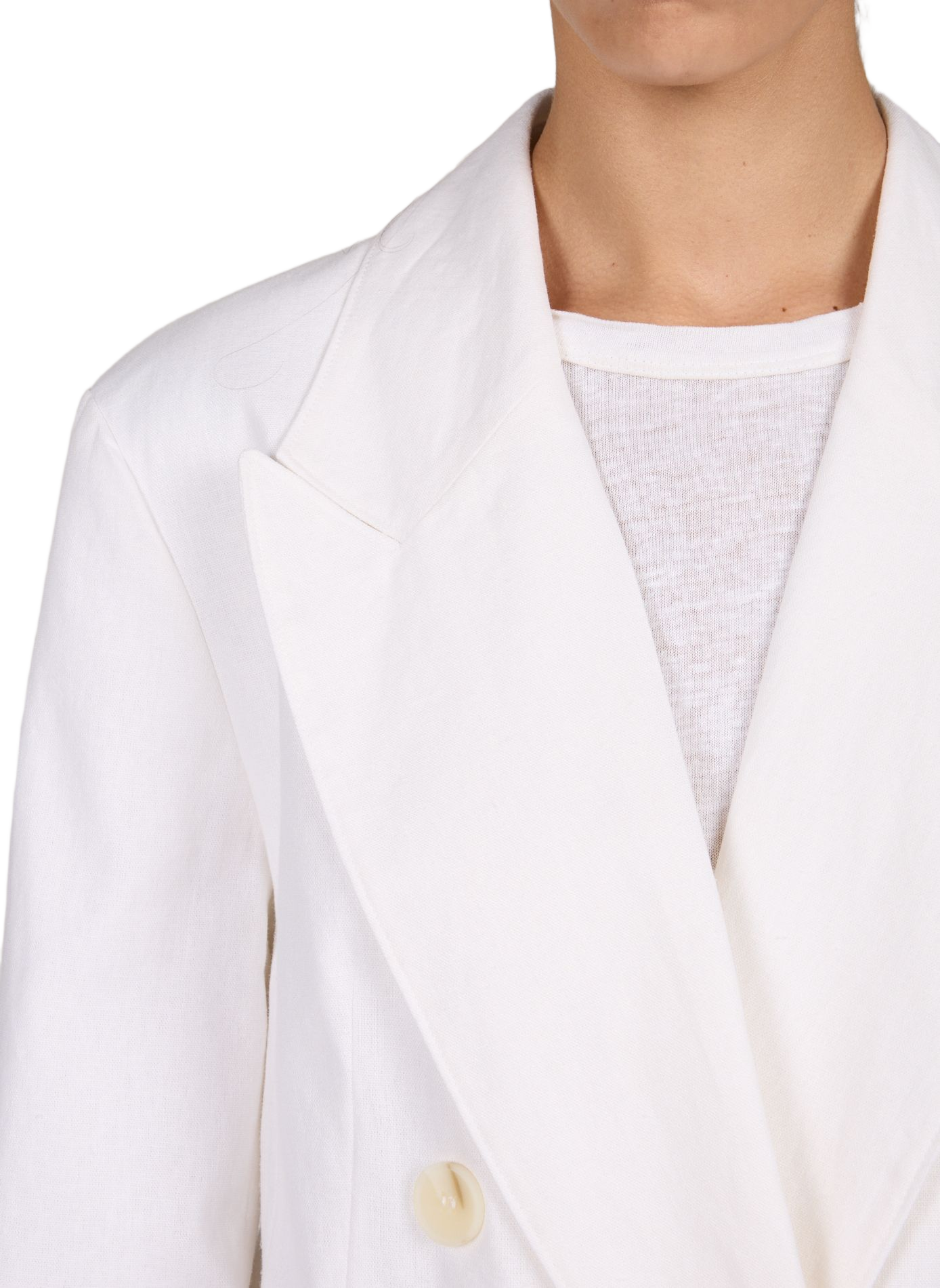 Blazer Tsgulla aus Leinenmischung TOPSHOP Beige