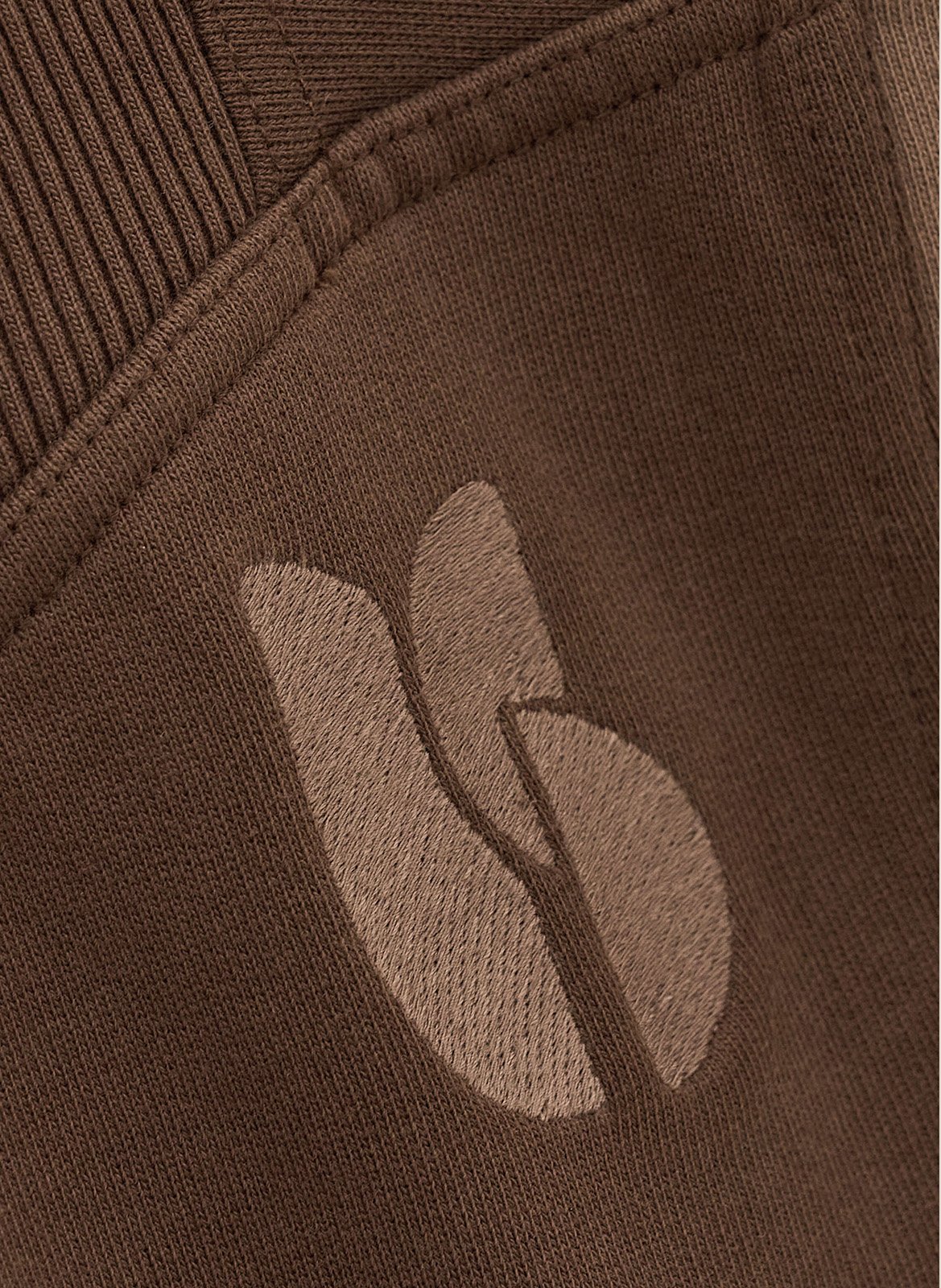 Sweat ample col montant boutonné jessy BA&SH Marron