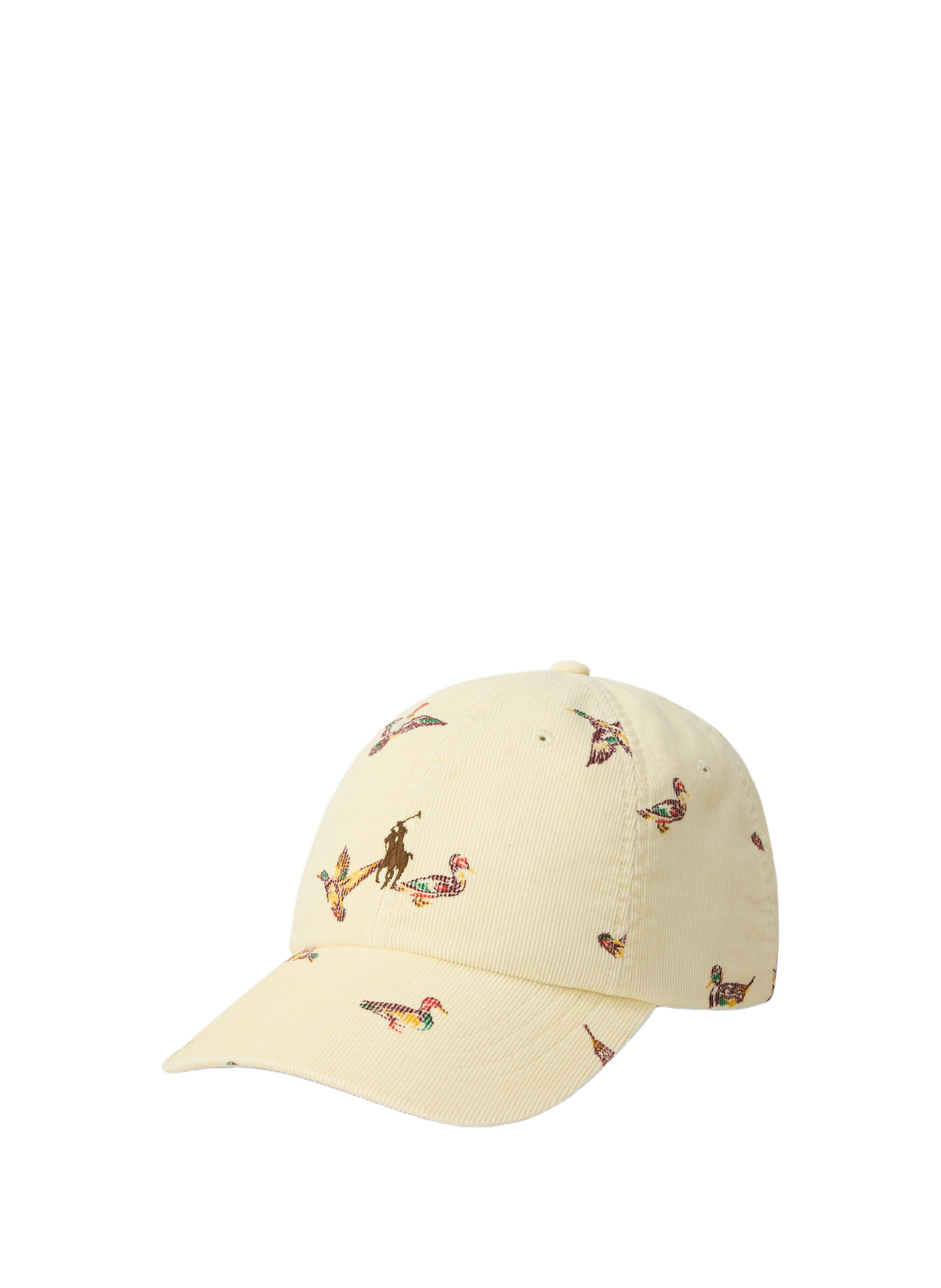 Casquette côtelée imprimée en cachemire POLO RALPH LAUREN Multicolore