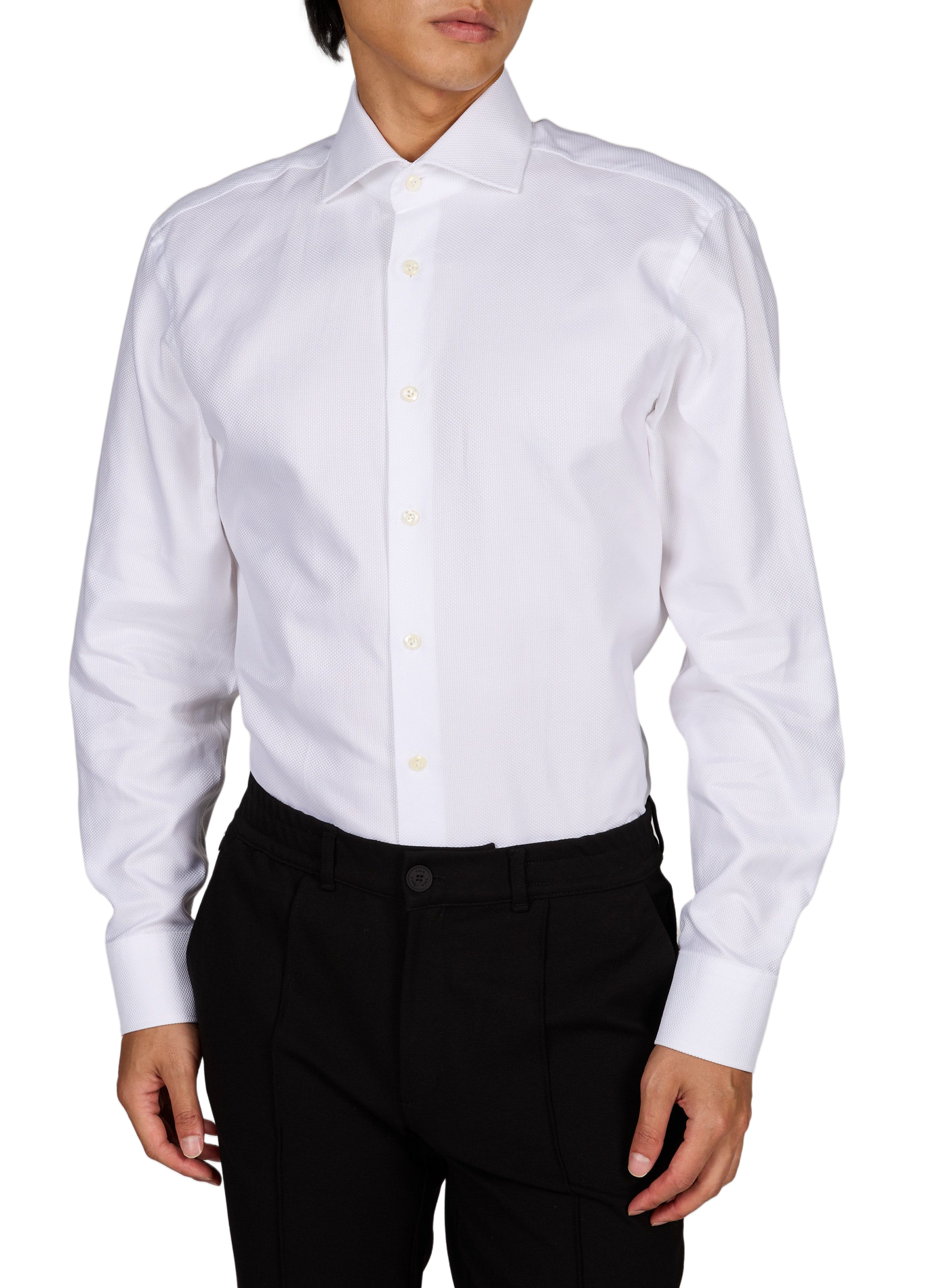 Slim-fit cotton shirt VAN LAACK White