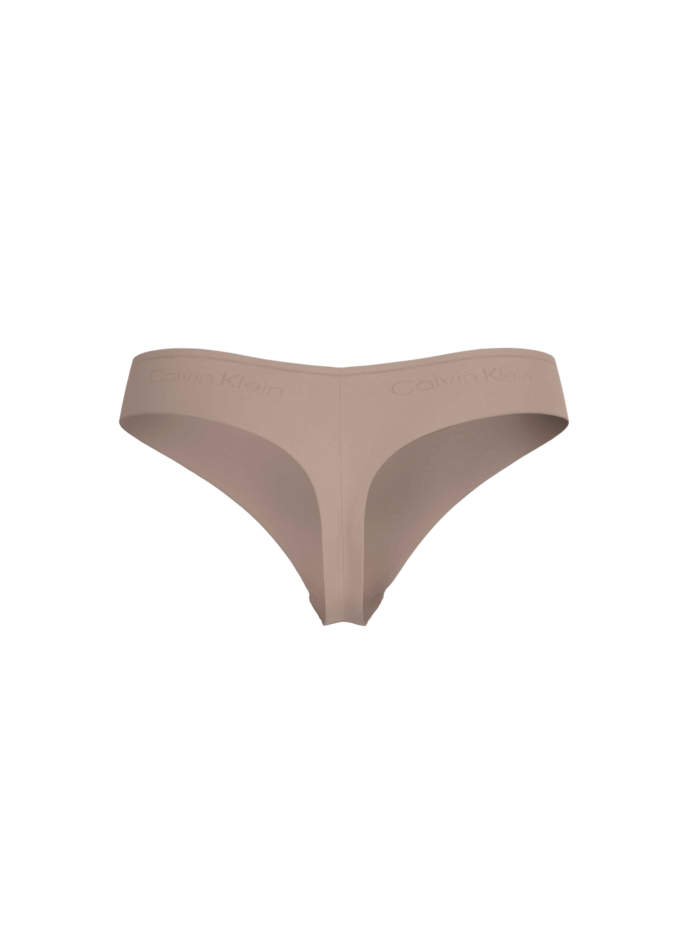 Einfarbiger, unsichtbarer String CALVIN KLEIN Beige